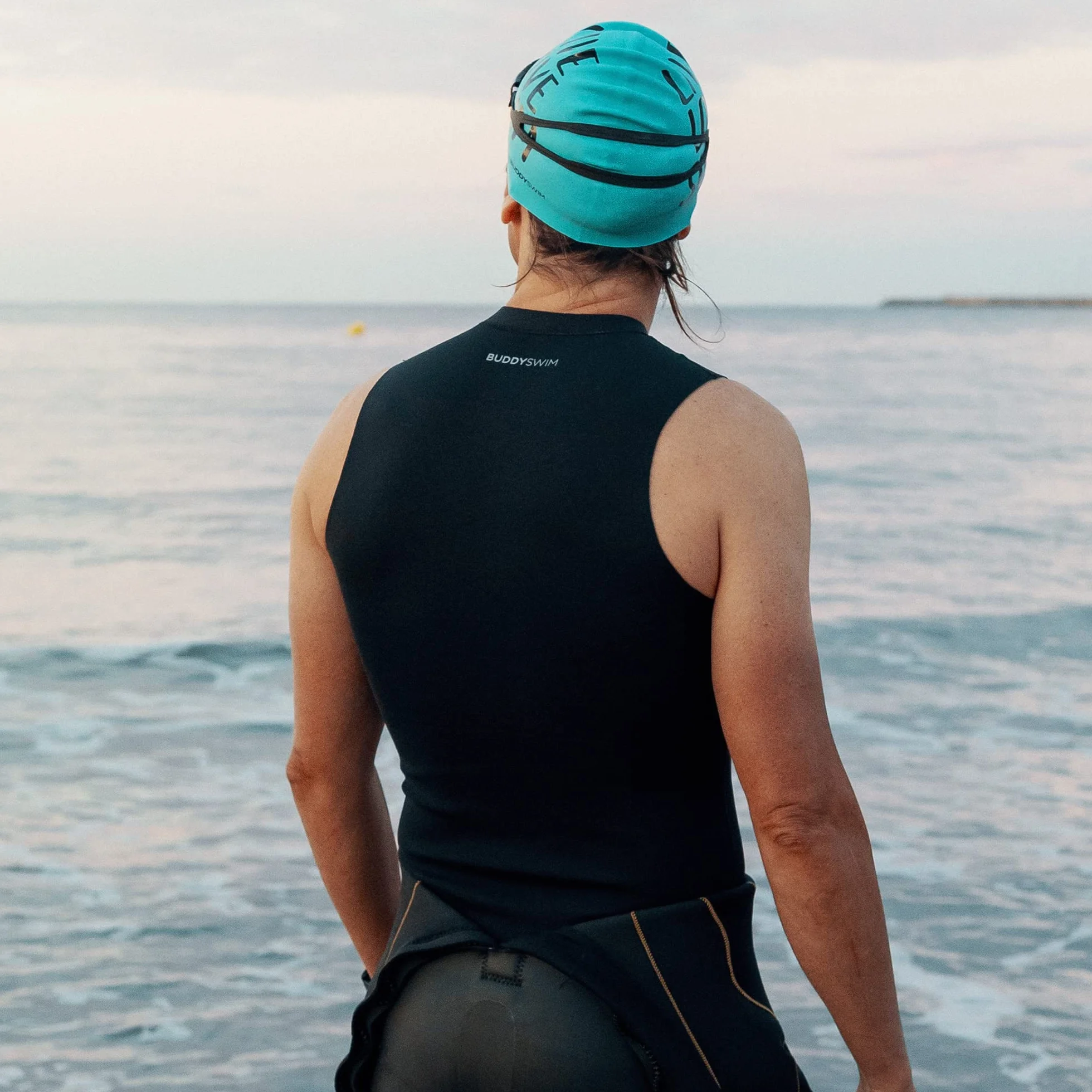 Gilet Néoprène Trilaminate 1,5 mm Natation Eau Libre Homme Plongée Surf