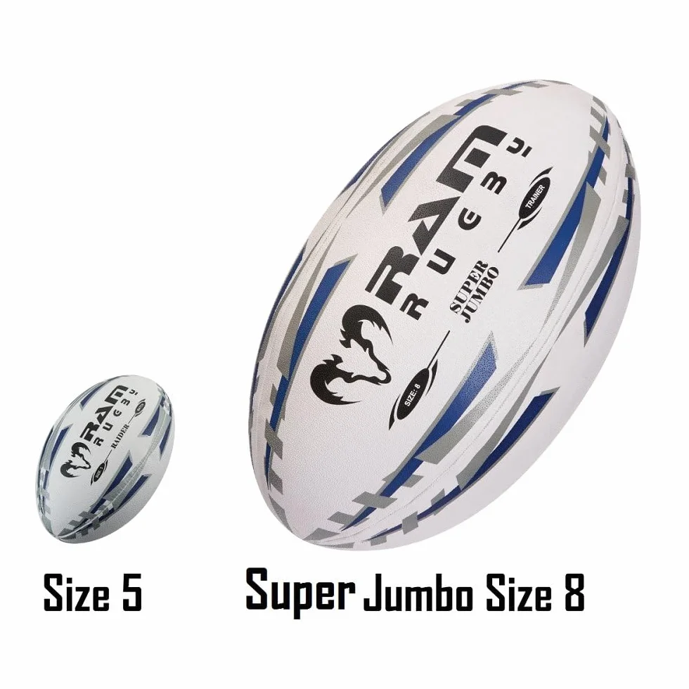 Ram Rugby Super Jumbo Ballon de rugby géant 66 cm pour remises de prix expositions publicités