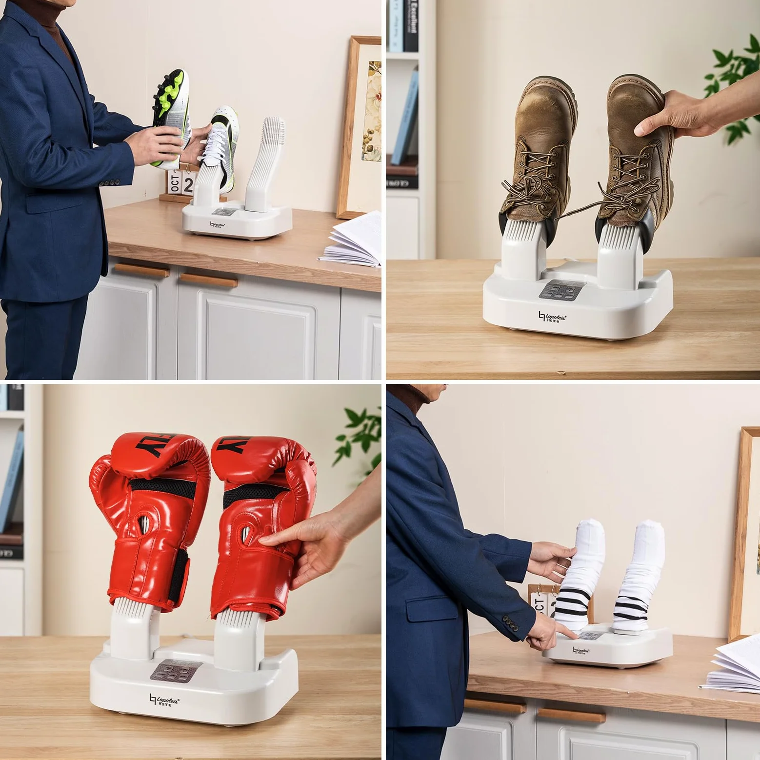 Sèche-chaussures électrique, rafraîchisseur de chaussures avec ozone, chauffe-chaussures, sèche-chaussures antibactérien, sèche-chaussettes, sèche-bottes, sèche-chaussures, chaussures de