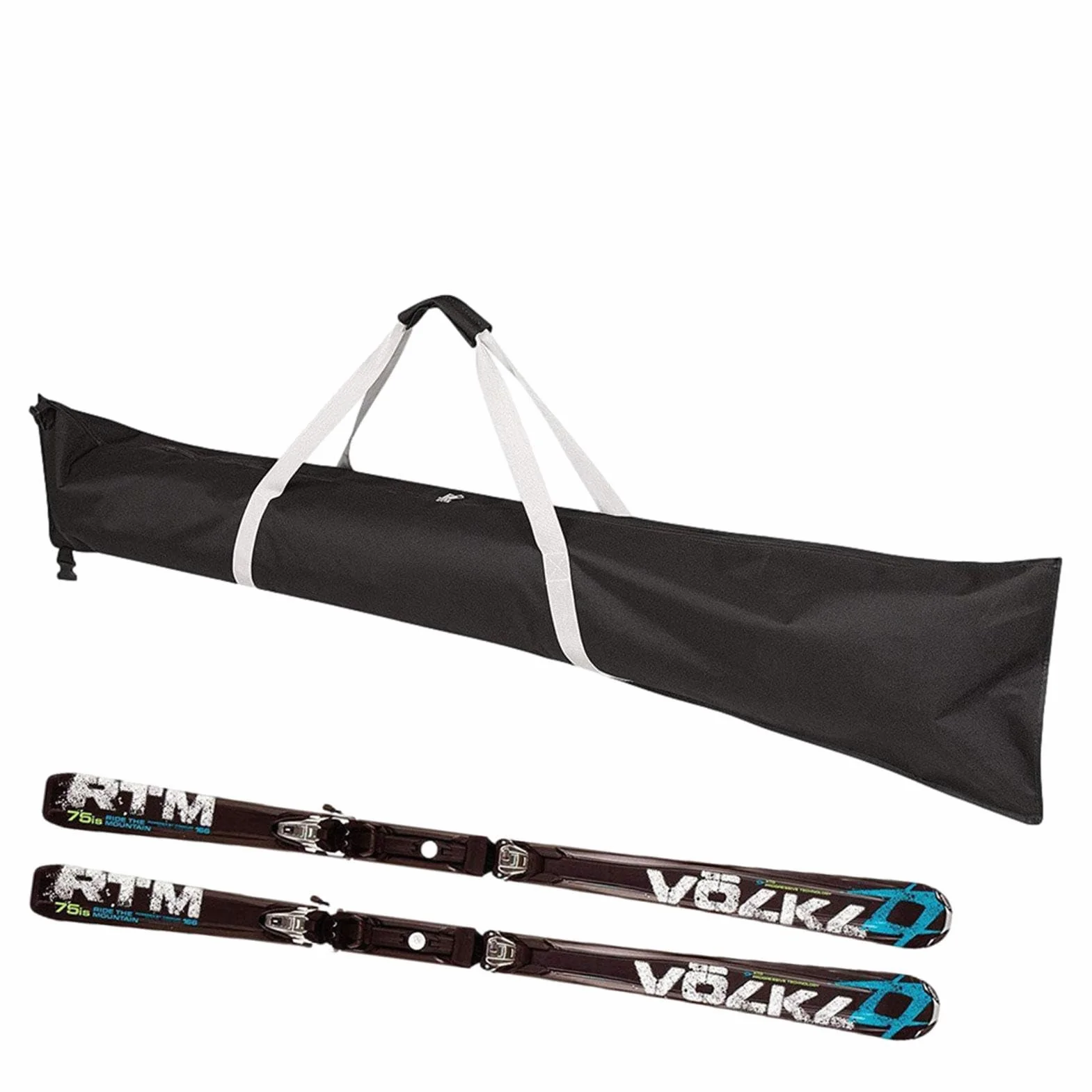 Sac de Transport pour Skis 185 x 33 cm Noir imperméable