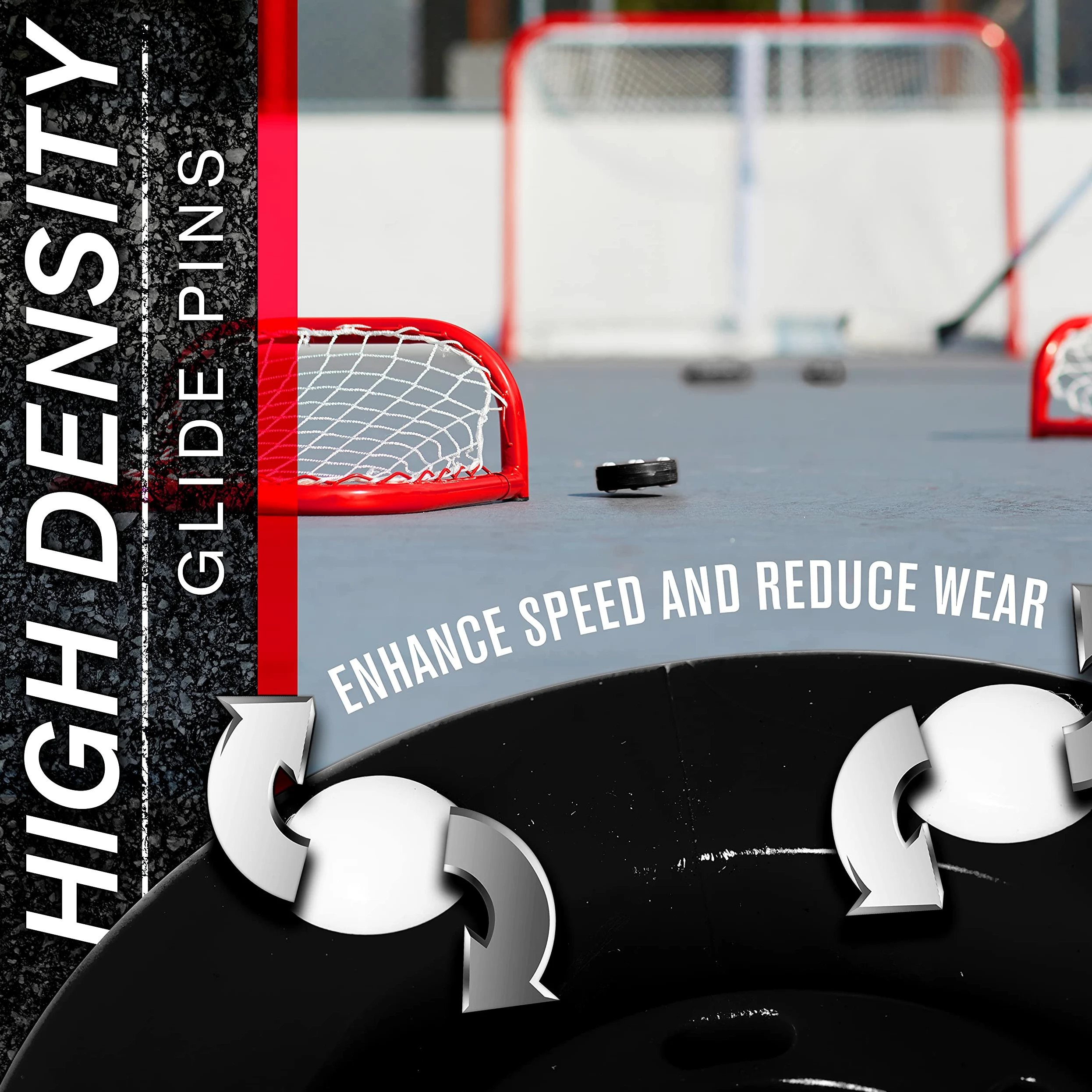 Franklin Sports Rondelle de hockey de rue - LNH - Pro Commander Puck