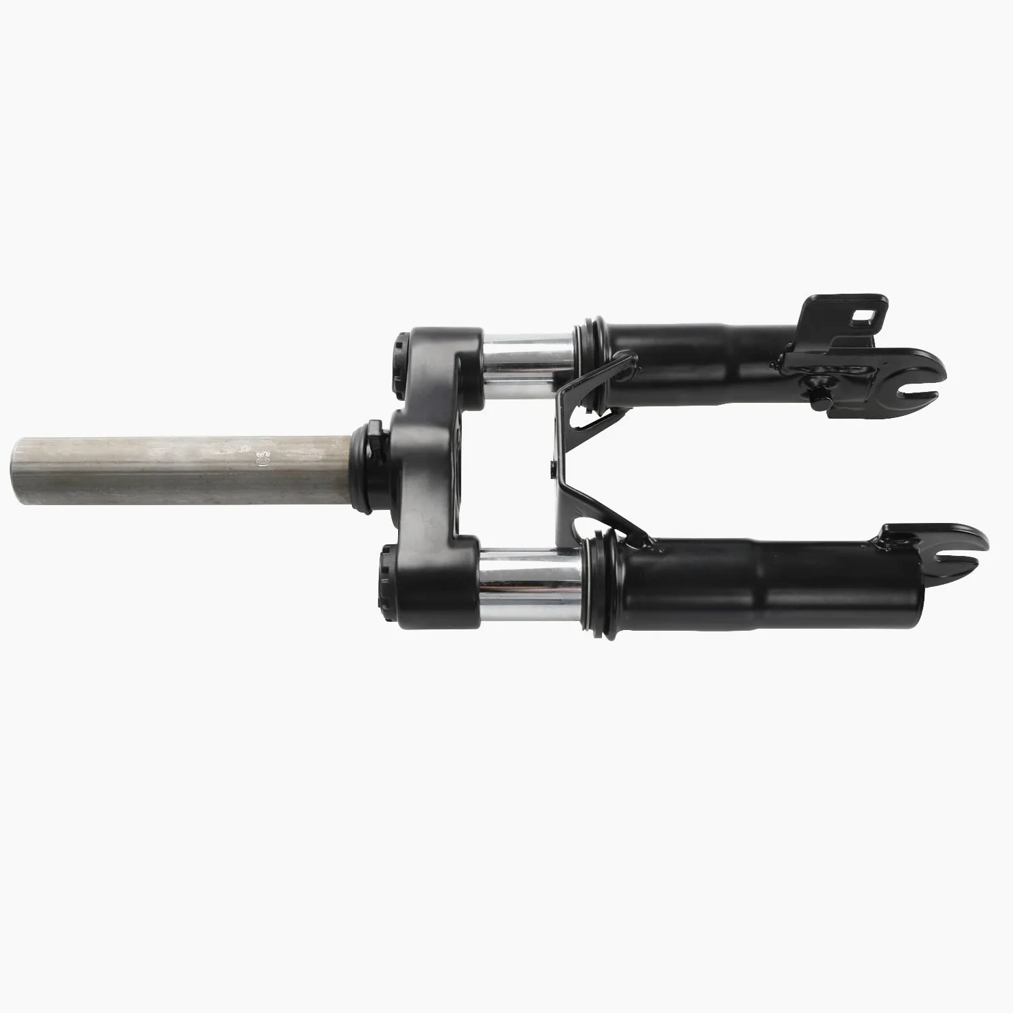 Kit Nouvelle Suspension Avant Fourche pour Segway Ninebot Max G30 Trottinette Amortisseur Avant + Garde-Boue Avant + Support de Pied Scooter Electrique Modification