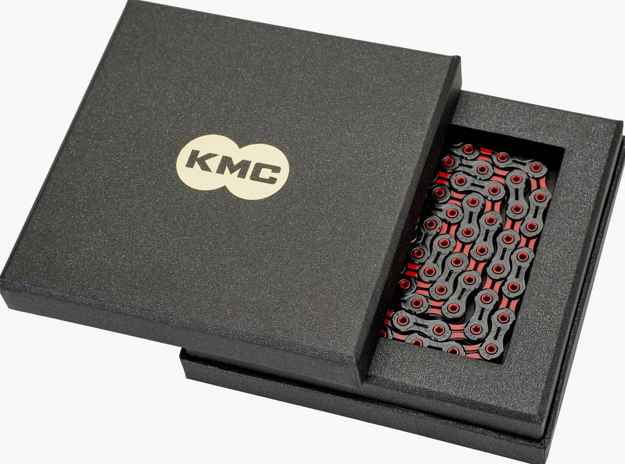KMC Cadena X-10 SL DLC Rojo/Negro 116 ESLAB.10V.