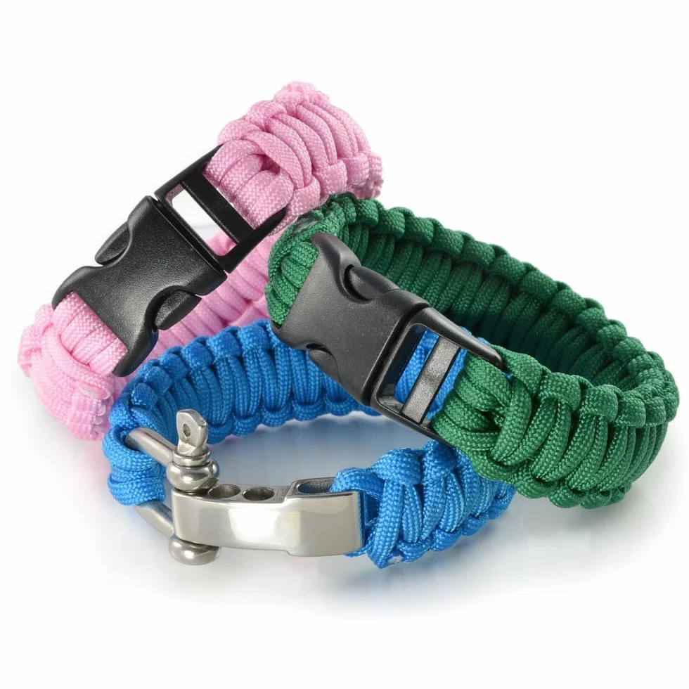 Corde Paracord 550 4mm 30m Camouflage Vert Marron Blanc 7 brins Noyau 250 kg 550 LB Camping Survie