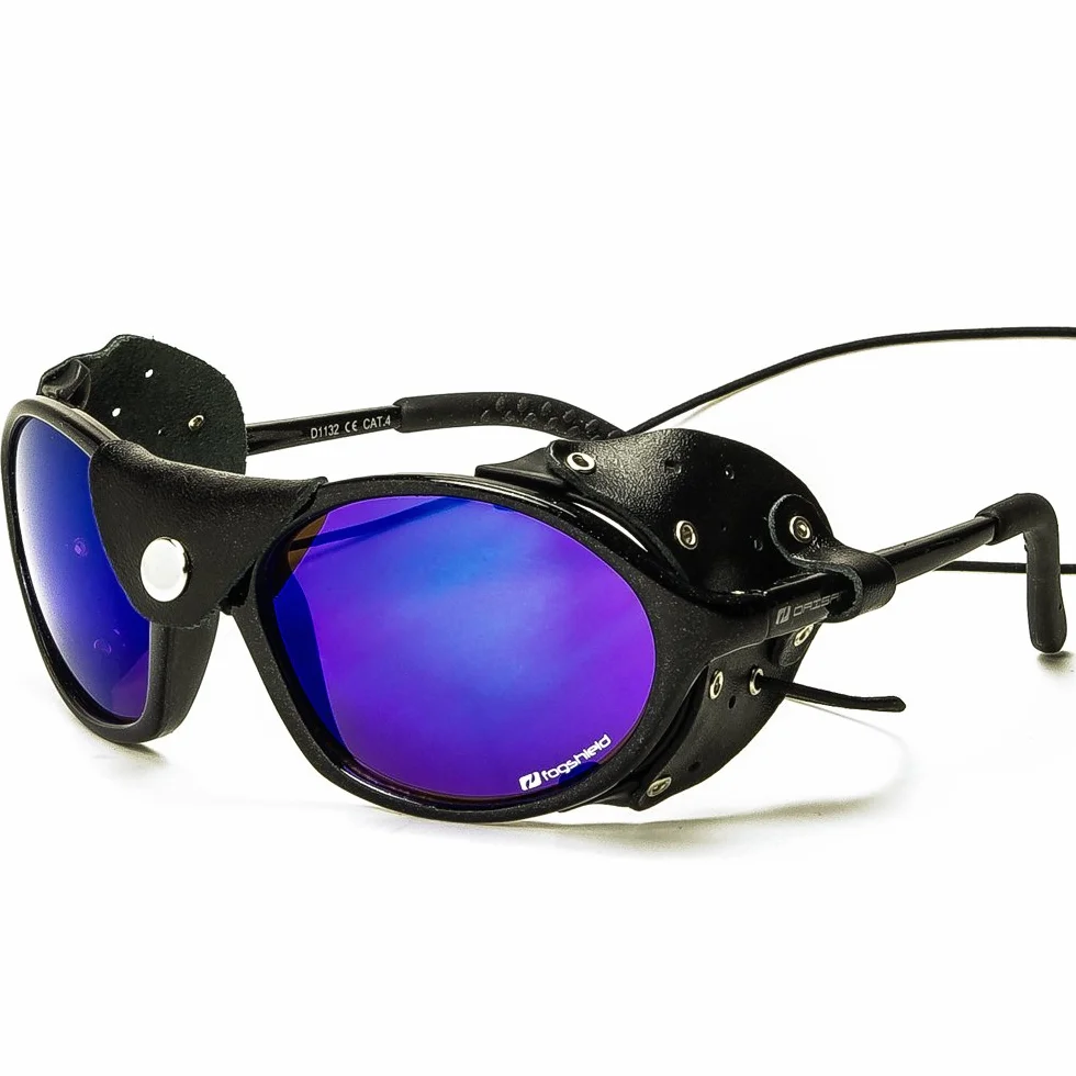 Daisan Lunettes de soleil noires catégorie 4 Protection UV 100%