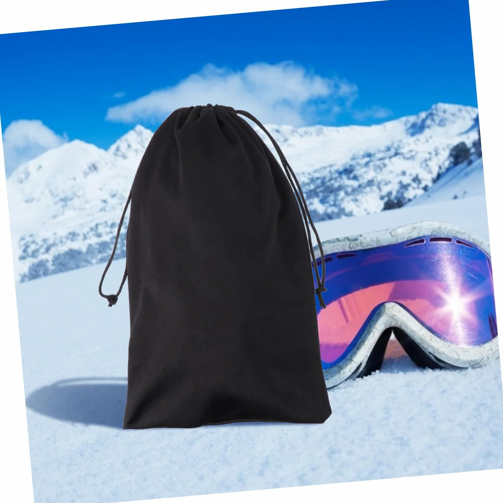 BESPORTBLE 90pièces Pochette De pour Lunettes De Ski Étui Résistant Aux Rayures pour Masques De Ski Et Accessoires pour Stockage Transport