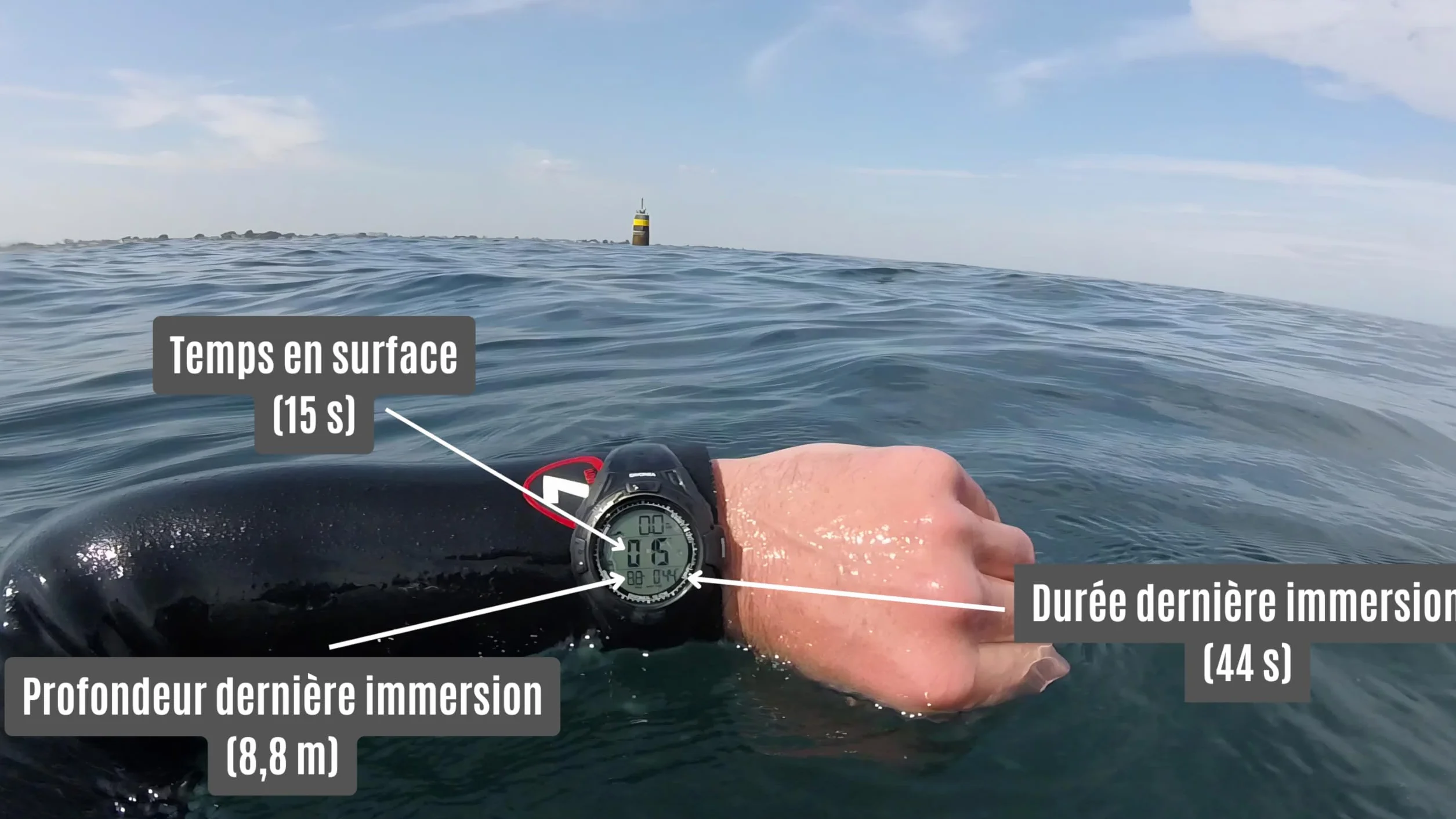 Montre de Plongée DiVONEA - Apnée et Chasse sous-marine