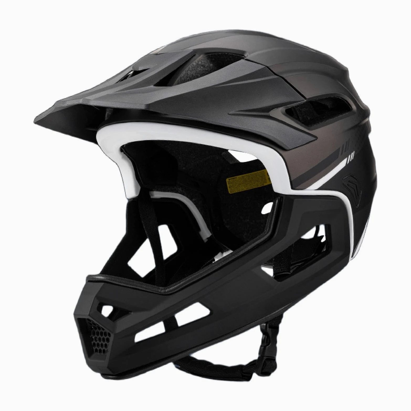 Baoblaze Casque de Vélo Intégral avec Mentonnière Amovible et Ventilation Réglable pour Skateboard, équitation, Femmes et Hommes