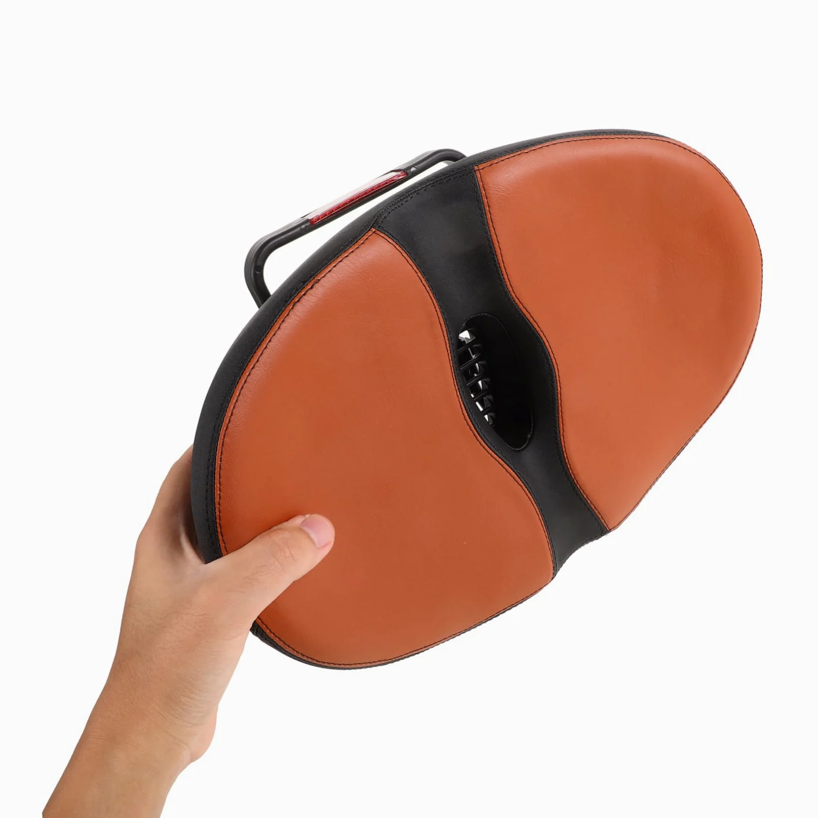 Selle de Vélo sans Nez Rembourrée, Coussin Large Ergonomique | Mousse Polyuréthane Pu, Entretien Facile, de Pression, pour Vélo et Route