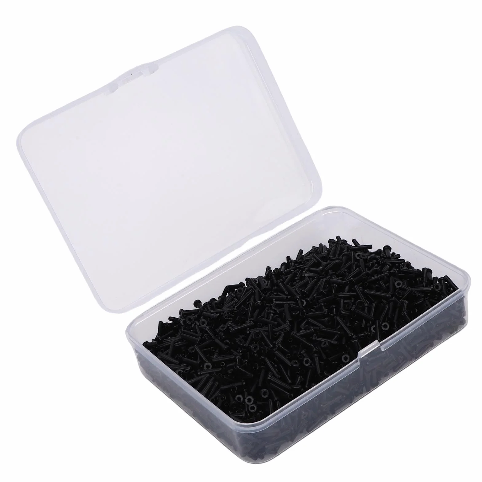 Épaisseur en Nylon Vigoureuse de Chapeau du Matériel 2.1x8.3mm 0.8mm D'oeillets de Raquette de Badminton de Réduction de Bruit