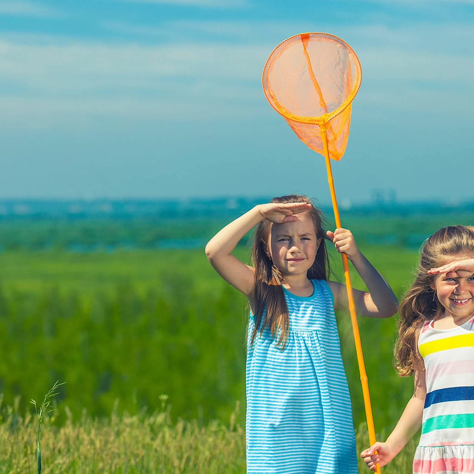 Épuisette télescopique pour Enfants Filet de pêche Attraper Insectes Jardin Piscine Extérieur