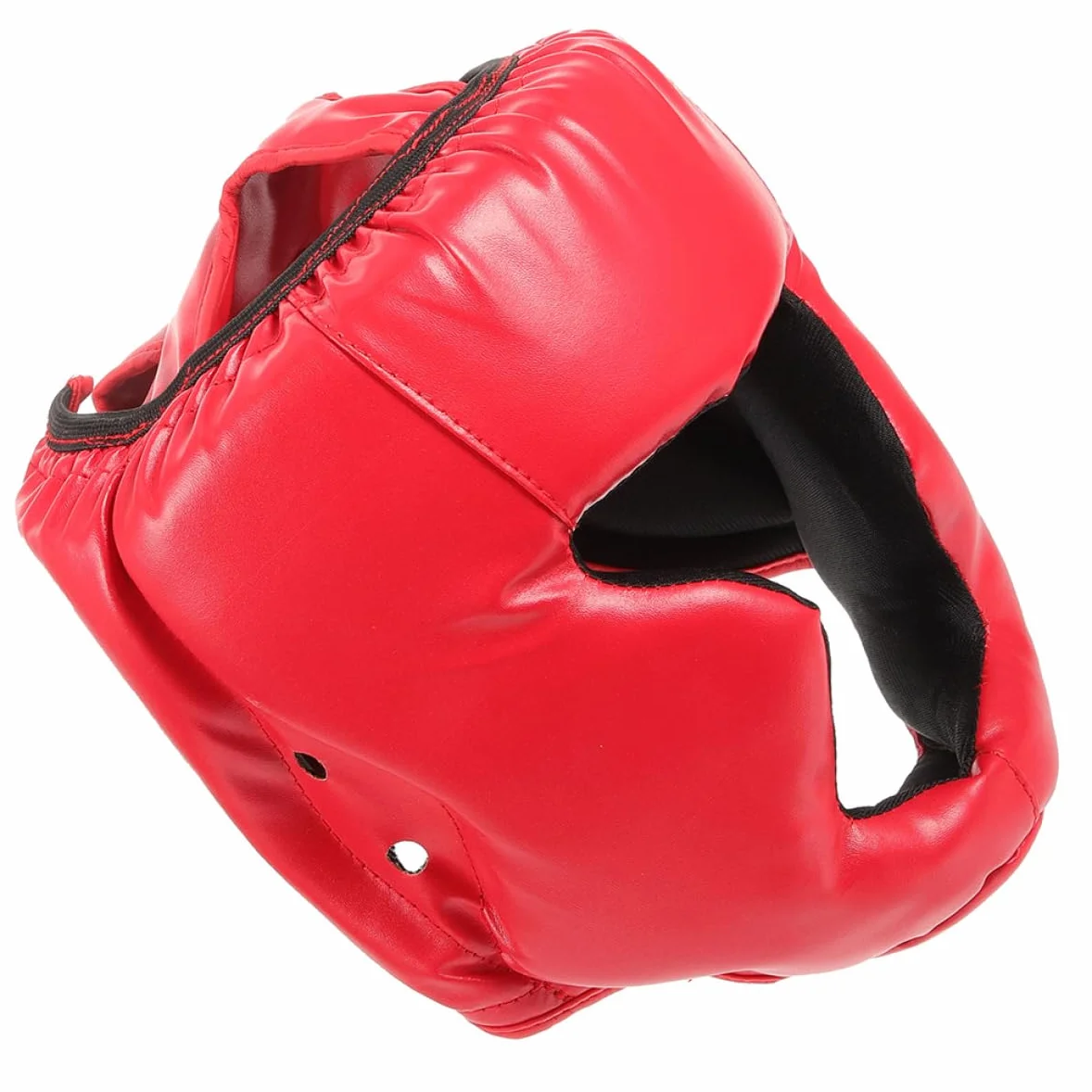 CLISPEED Casque de Protection Boxe Arts Martiaux Ajustable Mousse Entraînement Combat Résistance Aux Chocs
