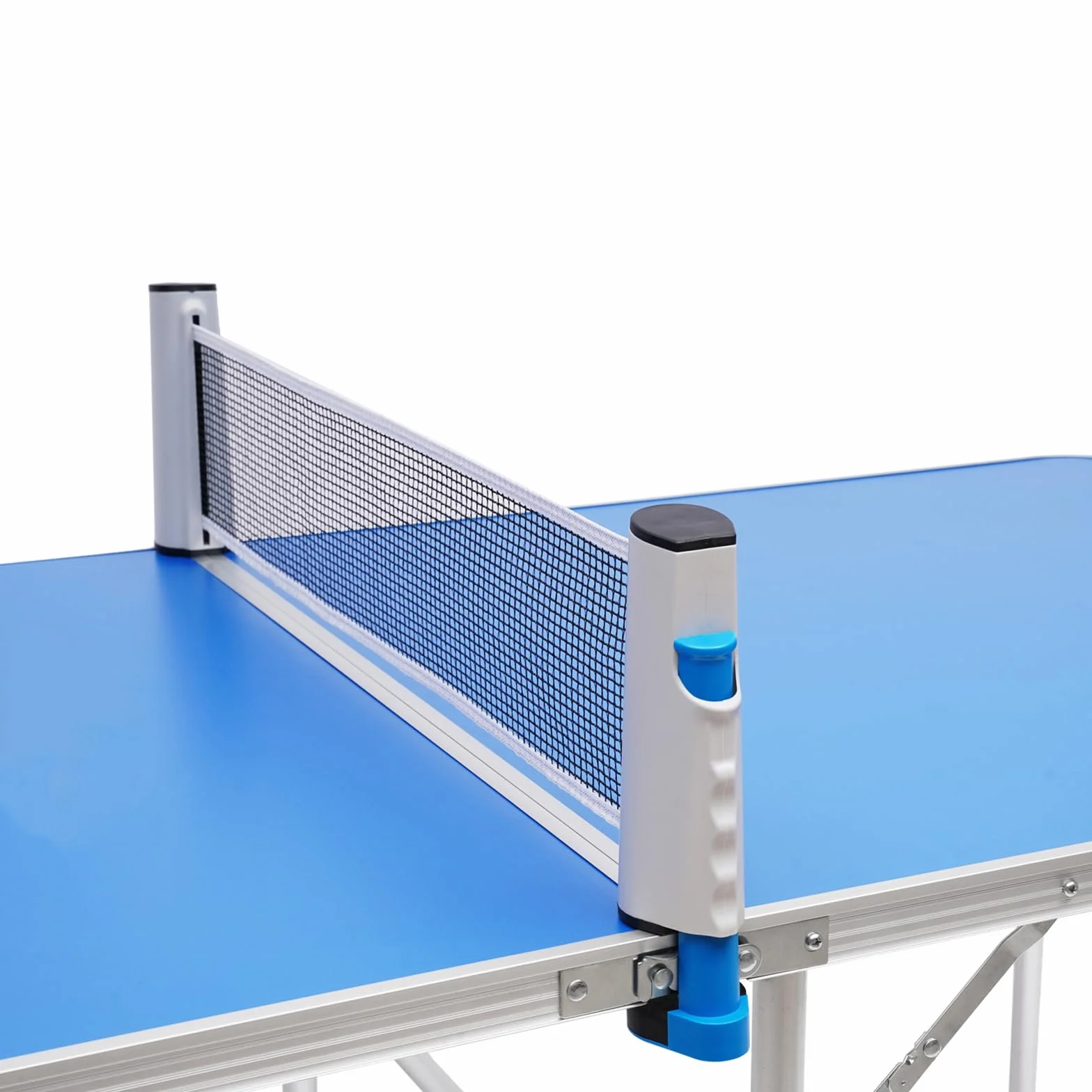 Table de ping-pong pliable 152 x 76 x 76 cm avec filet, raquettes et balles, intérieur et extérieur