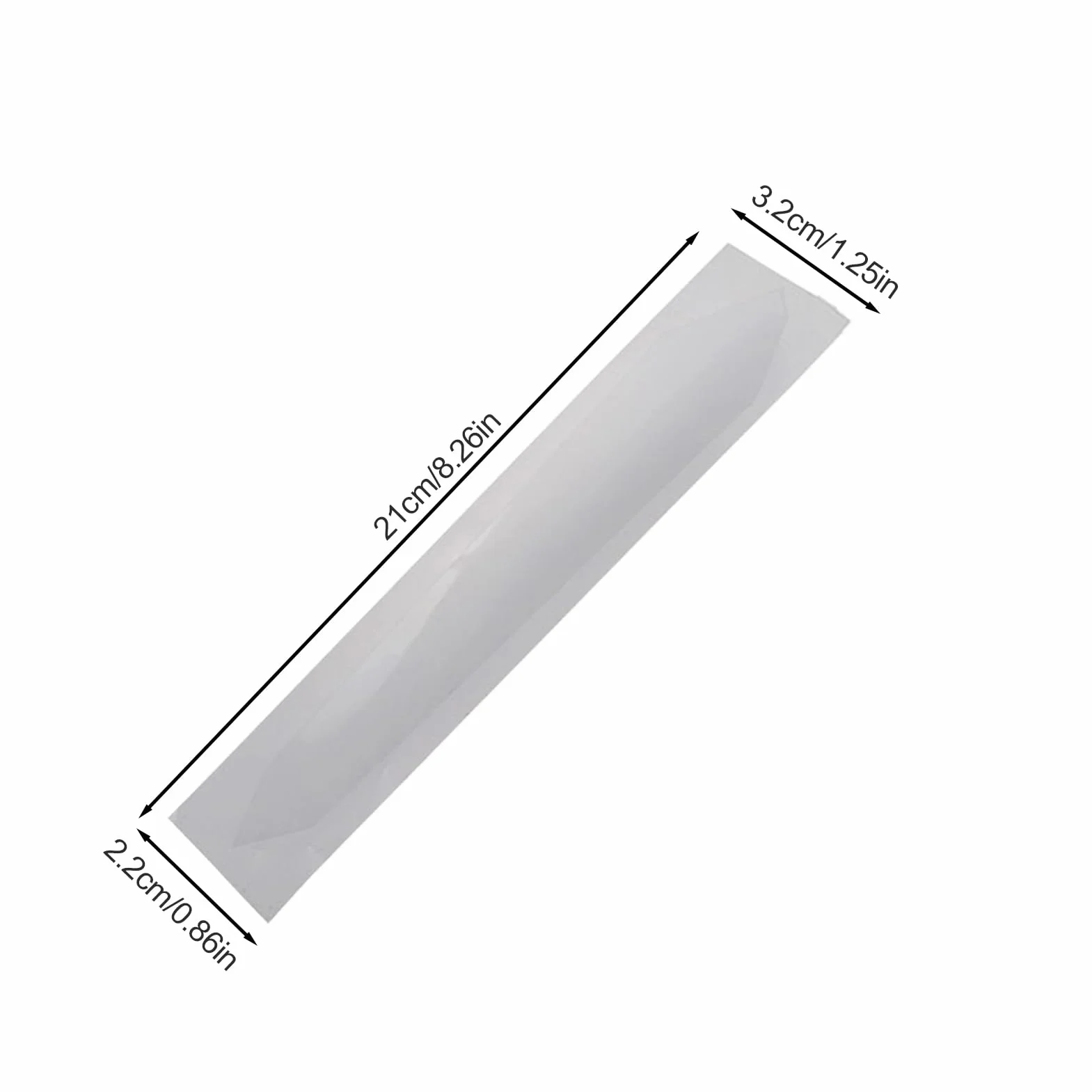 Film de protection de cadre de vélo adhésif transparent anti-rayures 21 cm
