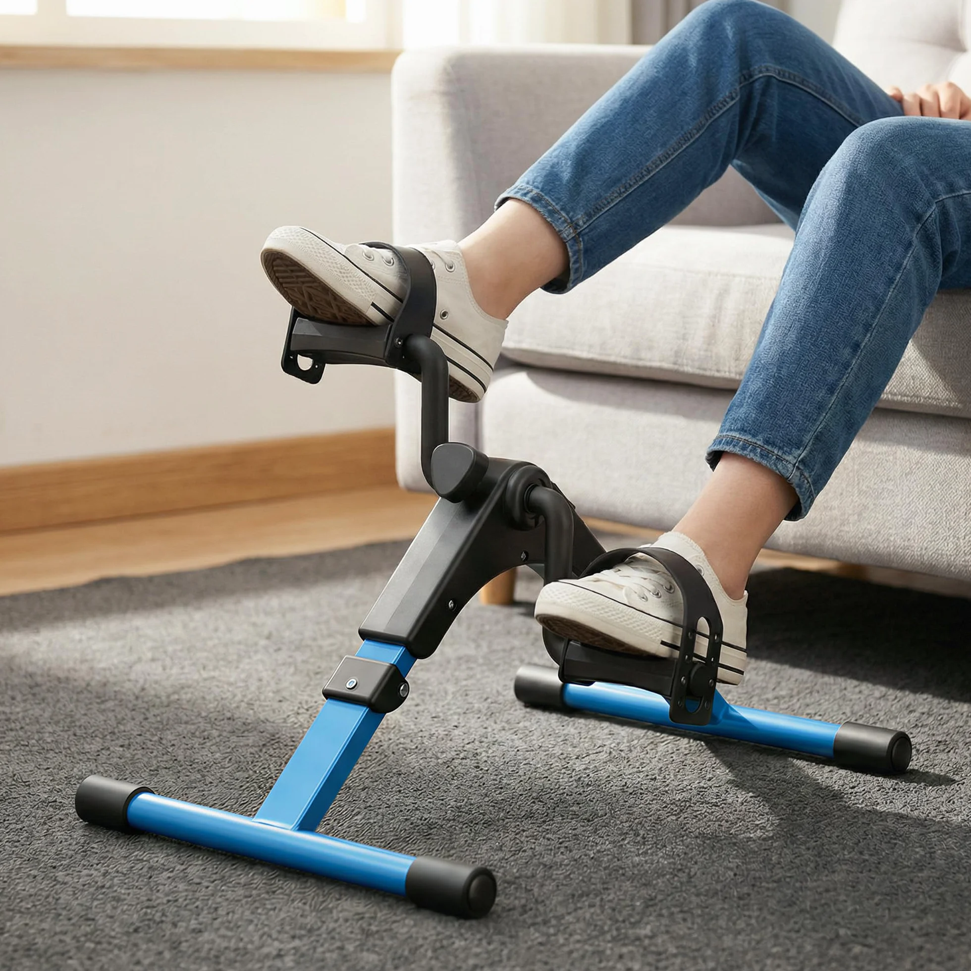 Mini Velo D Appartement Pedalier pour Bras et Jambes avec Moniteur LCD
