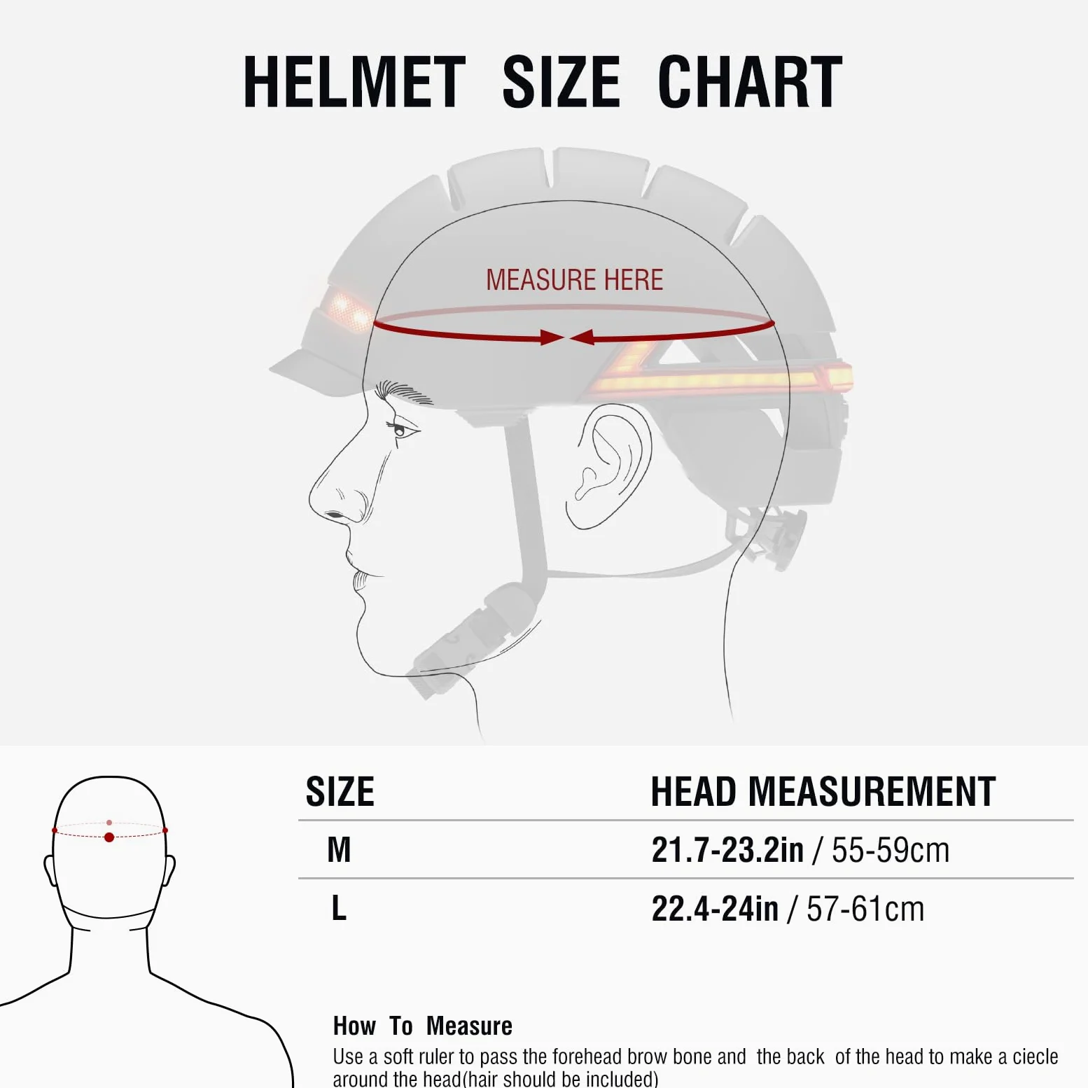 Casque Intelligent LIVALL, Casque de vélo Bluetooth avec capteur Automatique LED, côtés - Micro intégré, Haut-parleurs, Alerte SOS, Version améliorée du Casque de vélo Intelligent BH51M Neo