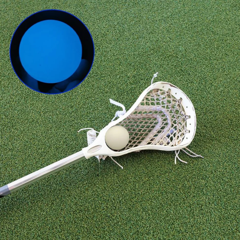 Balles de Lacrosse Lumineuses Lot de 6, Ballon de Hockey qui Brillent dans le Noir, Boules de Sport Compactes pour Entraînement Nocturne
