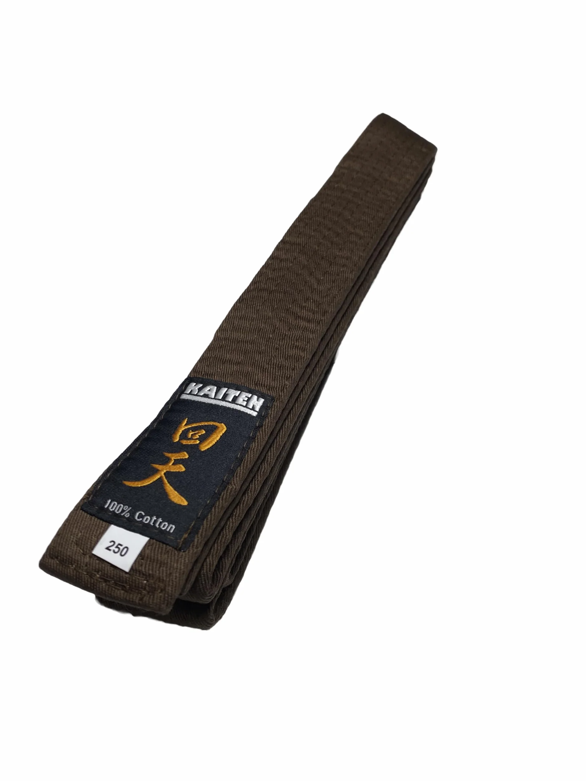 KAITEN Ceinture de karaté marron coton 4 cm 230-350 cm sangle