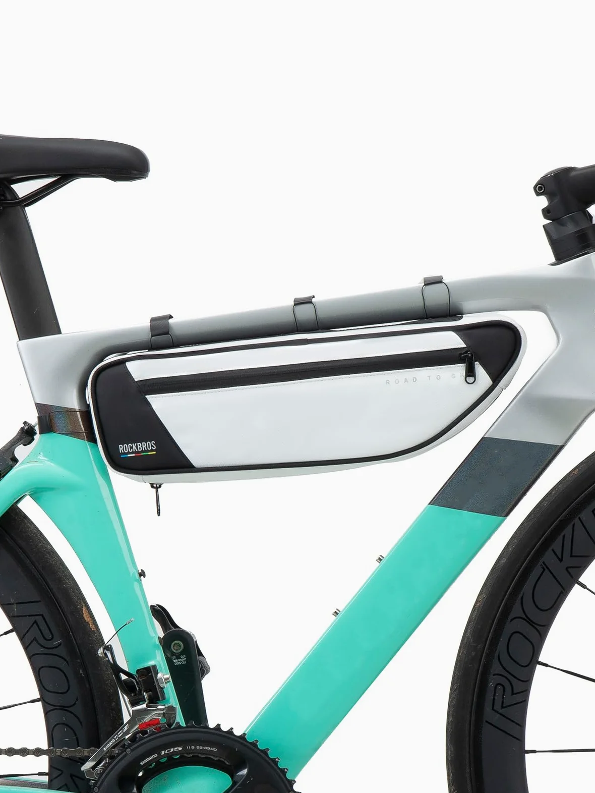 ROCKBROS Sacoche de cadre de vélo étanche pour vélo - Série Road to Sky