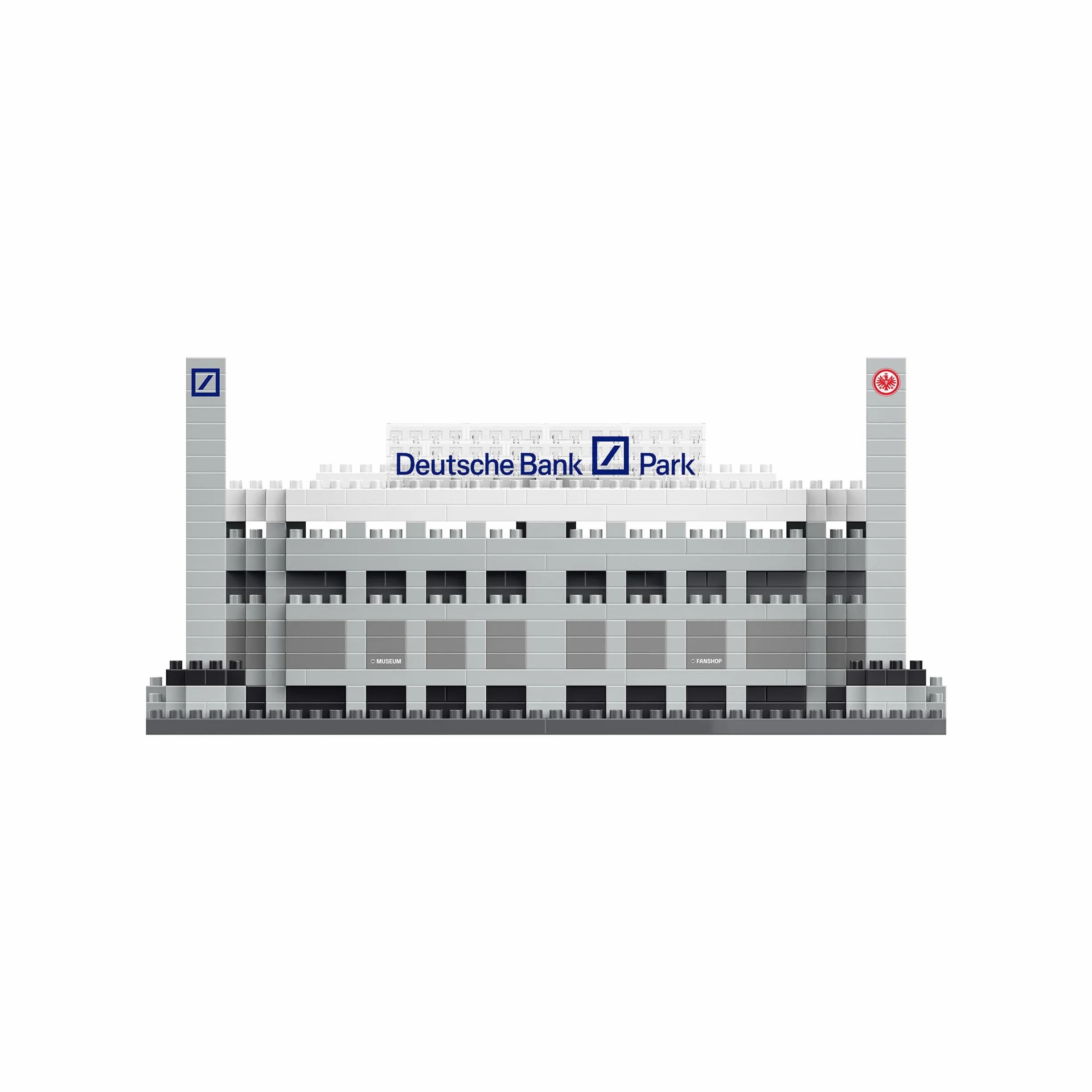 Eintracht Francfort BRXLZ Mini Stade 3D Bricks Jouet de Construction Waldstadion Deutsche Bank Park