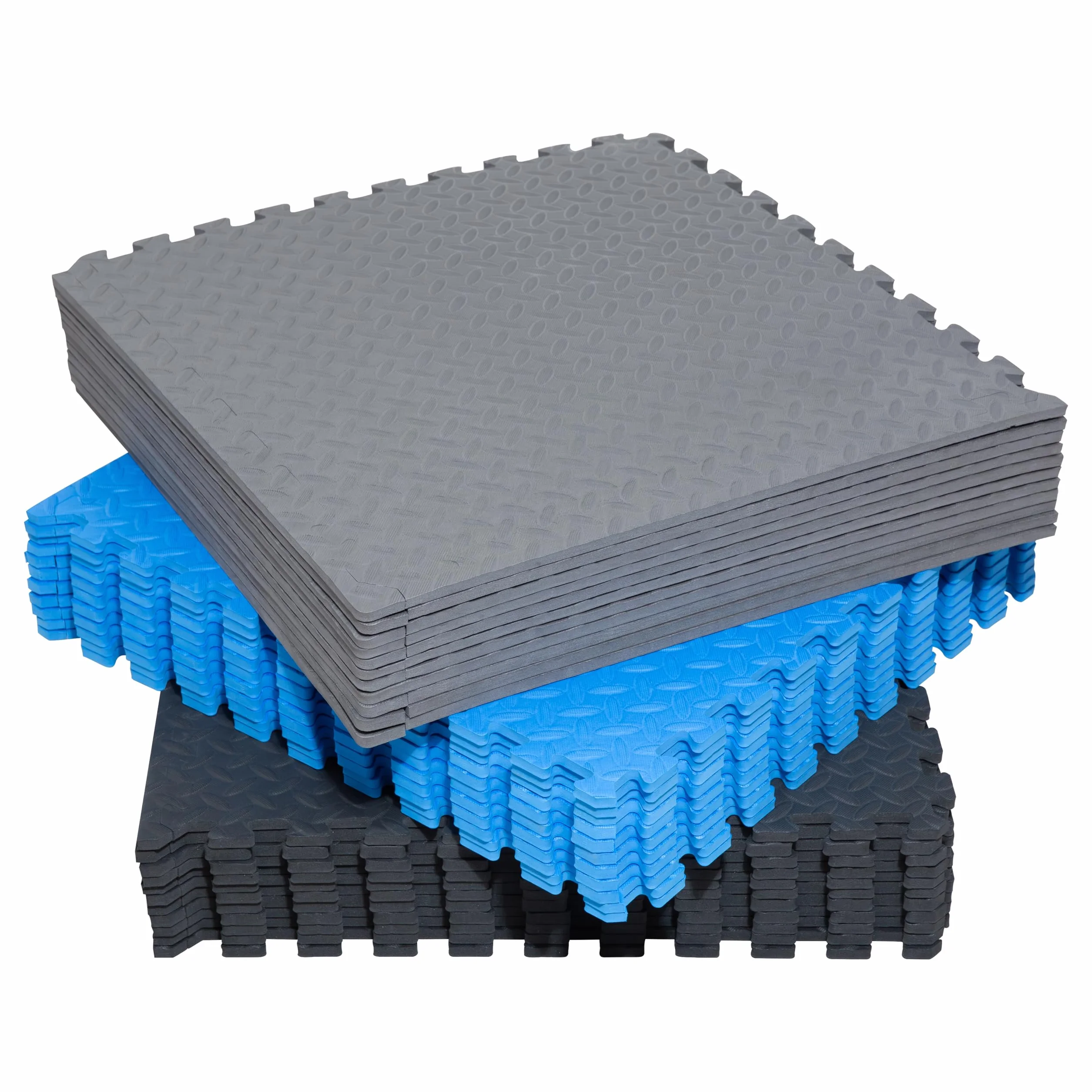 Tapis de sport Puzzle EVA 63x63x1 cm Protection Sol Garage Fitness