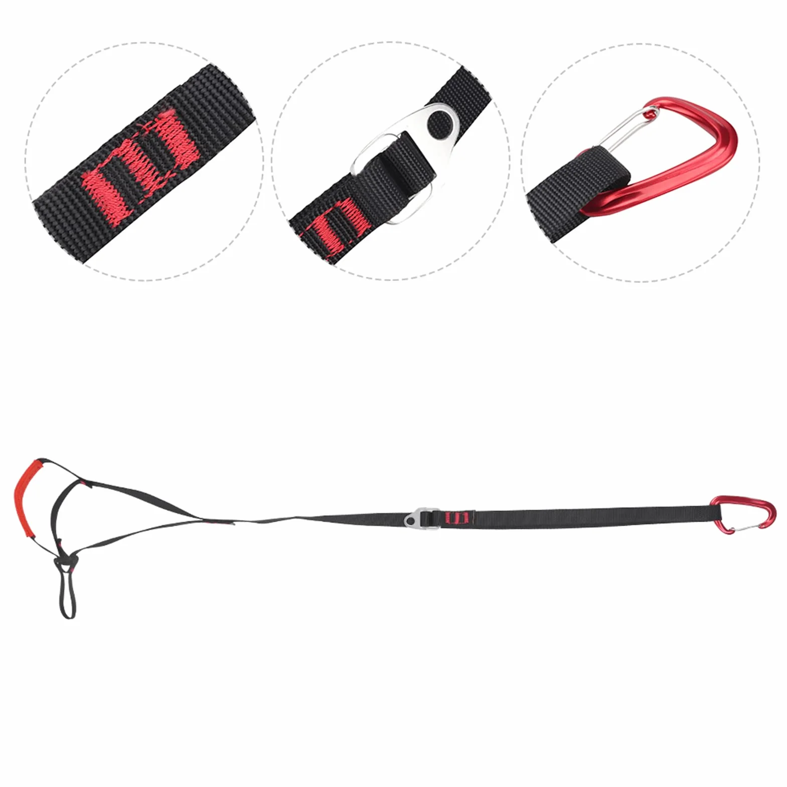 MAGT Ascendeur Pied Sangle Réglable pour Escalade Rappel Sauvetage Sports Plein Air