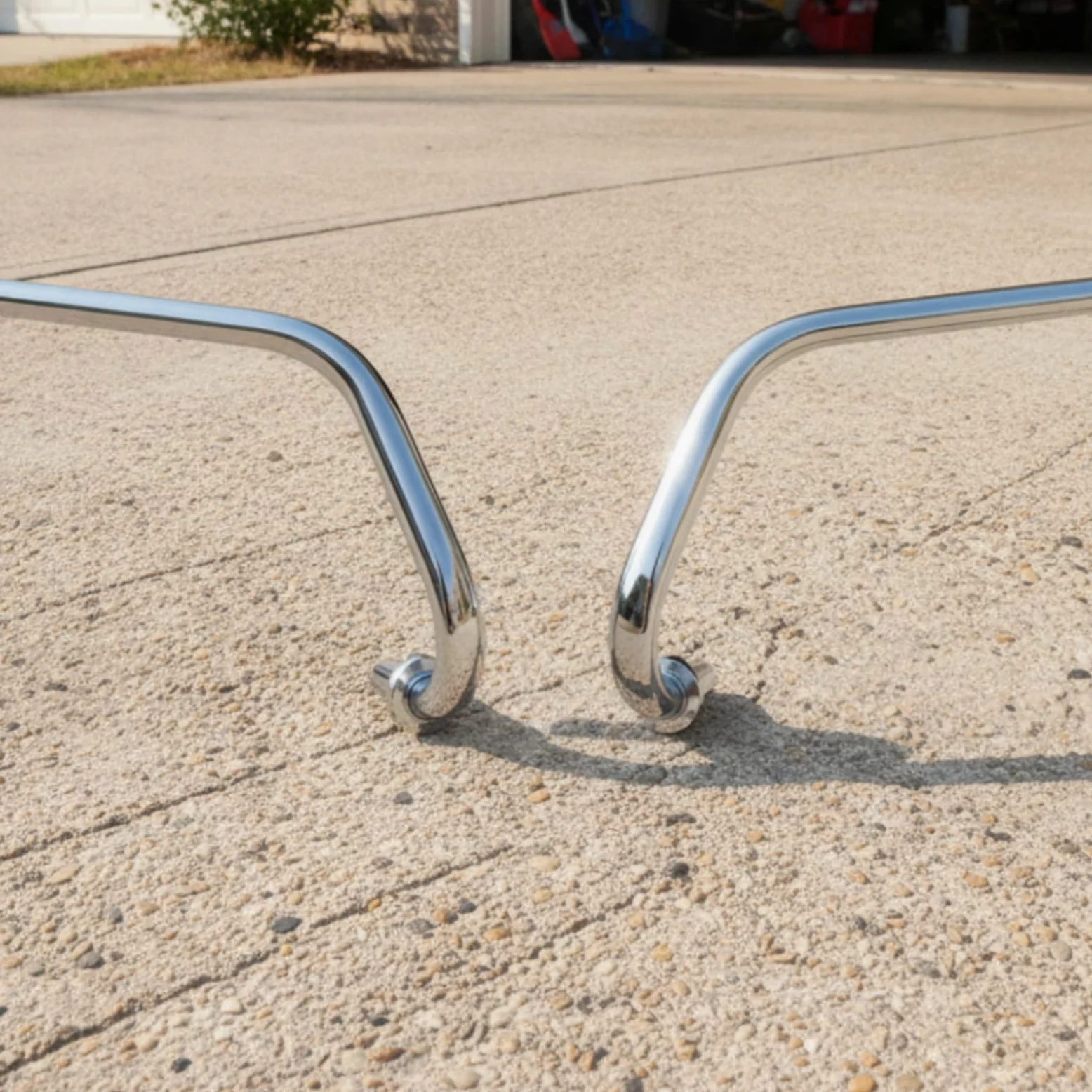 Paire Guidons Résistant Résistant Chocs | Métal Robuste et, Guidon pour Mini cyclette, Motards
