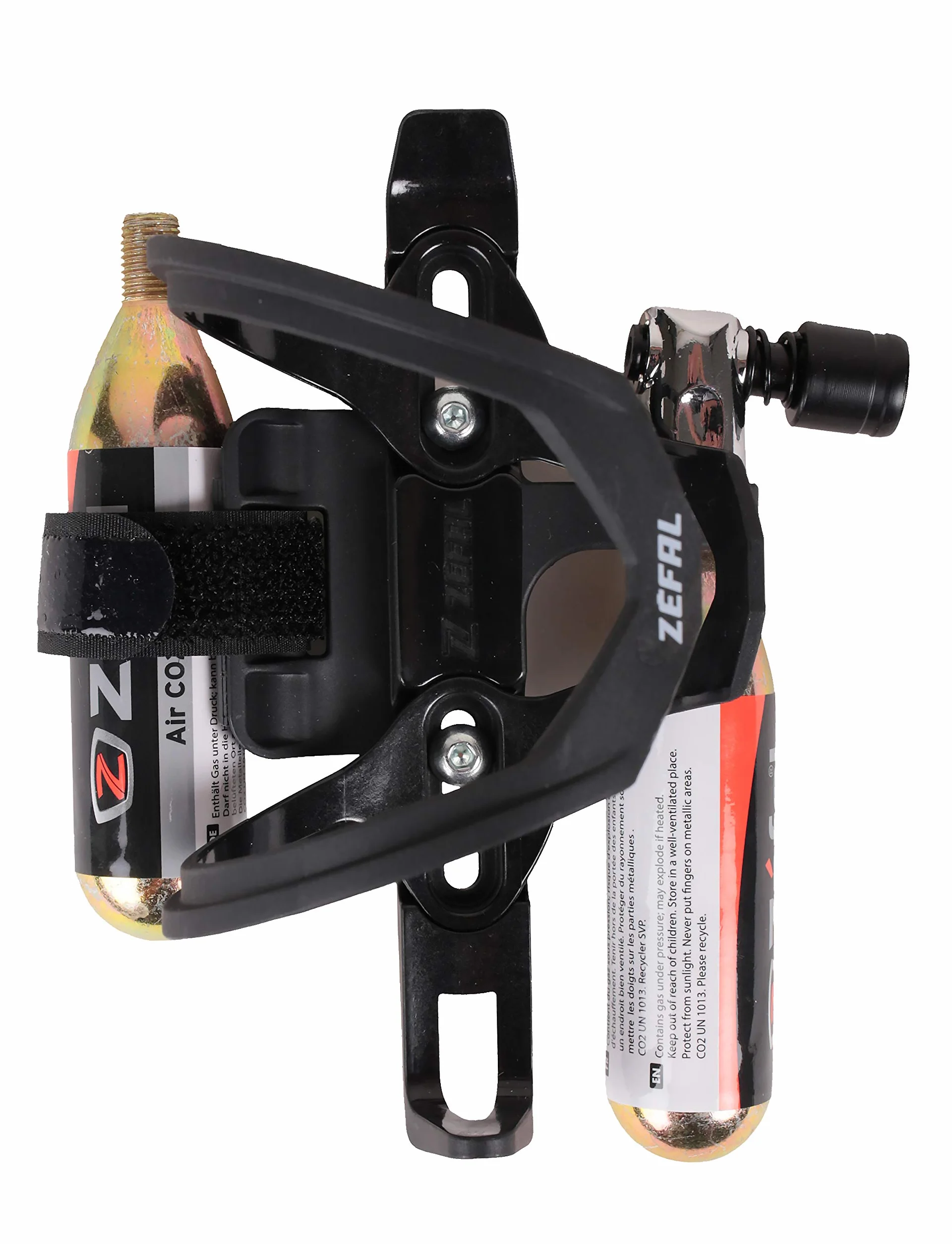 ZEFAL Pulse Z2i Porte-bidon Introduction Latérale Support CO2 Mixte Noir
