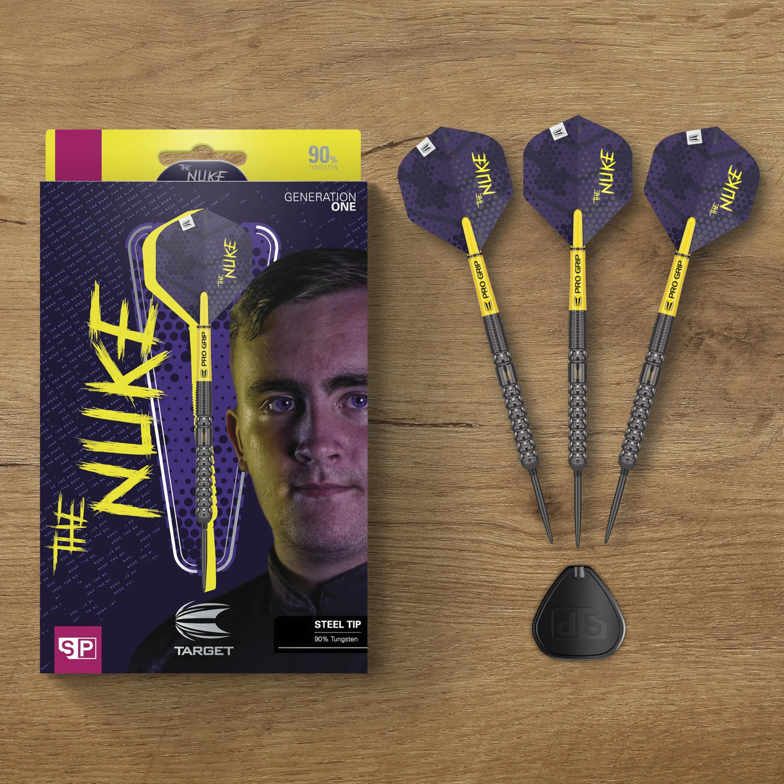 Target Darts Luke Littler G1 Fléchettes en Tungstène 90% Pointe Acier 22G 23G 24G