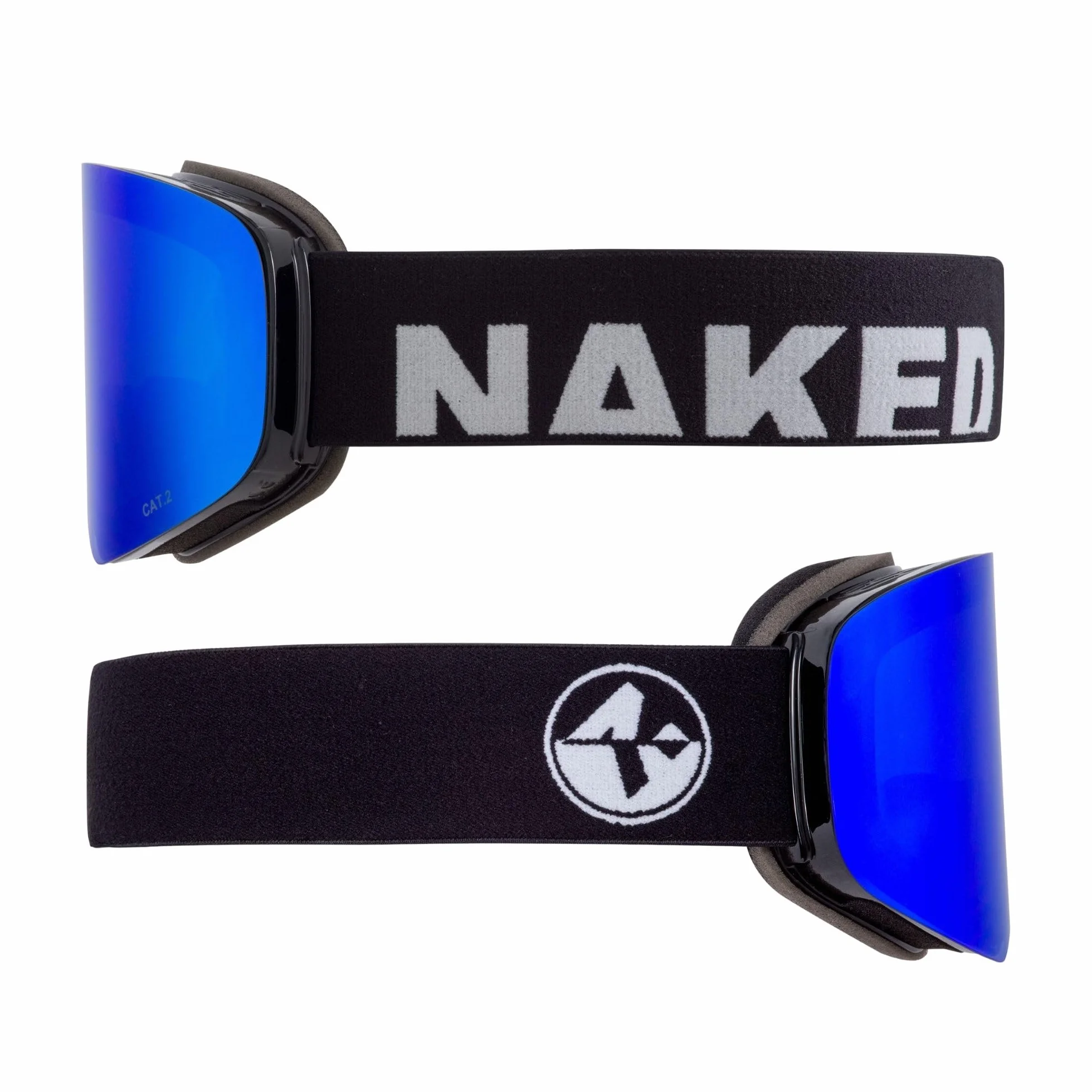 NAKED Optics Les TROOP EVO Lunettes de Ski et Snowboard pour Hommes et Femmes, avec Verres Interchangeables (TROOP EVO OTG Noir)