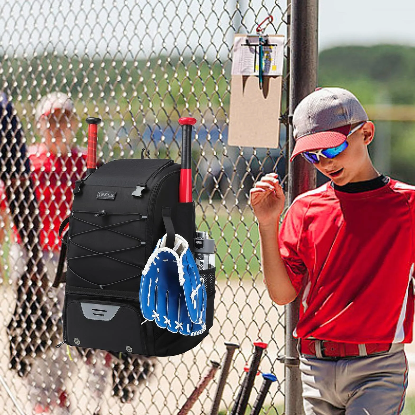Sac à dos pour batte de baseball – Équipement de baseball pour jeunes et enfants