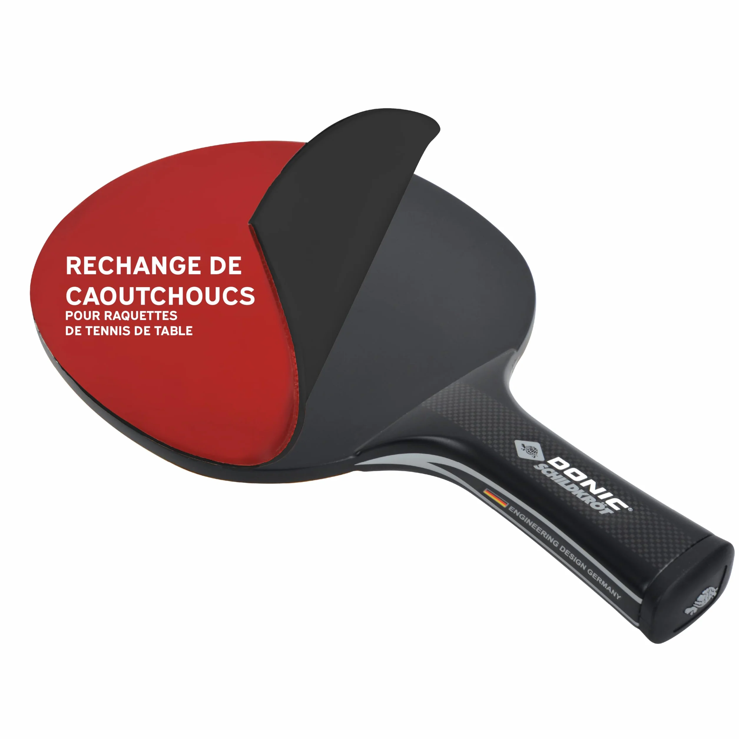 Donic-Schildkröt Revêtement de Remplacement QRC pour Raquettes de Tennis de Table ITTF