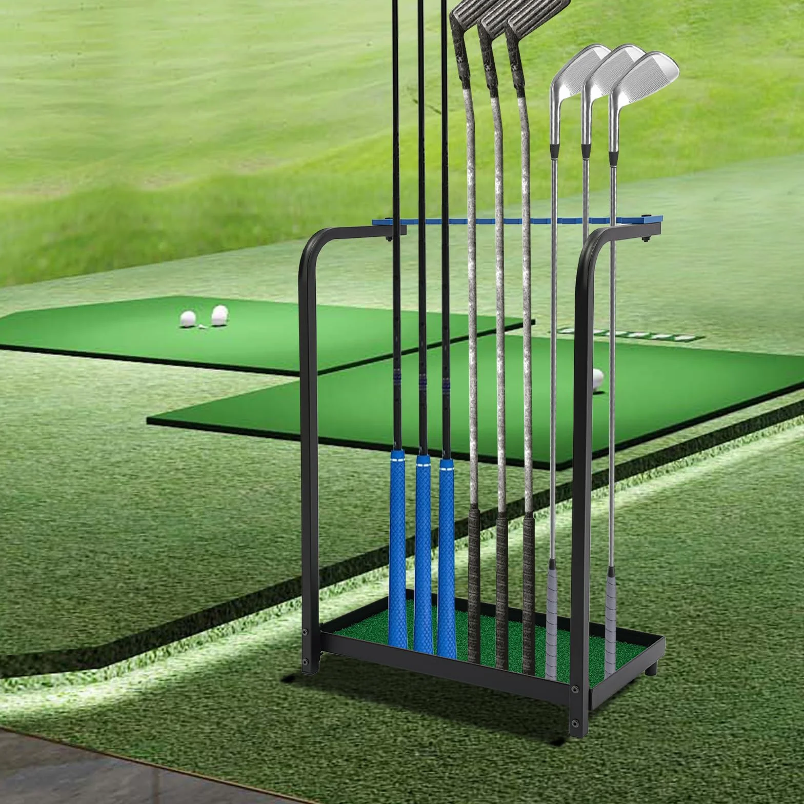 Support de club de golf en acrylique 9 trous 50 x 27,5 x 72 cm