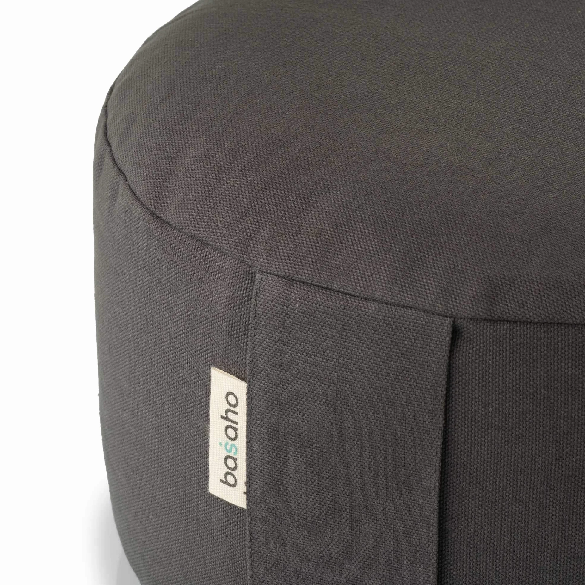 Coussin de Méditation Zafu Coton Bio Coques de Sarrasin Housse Amovible Lavable