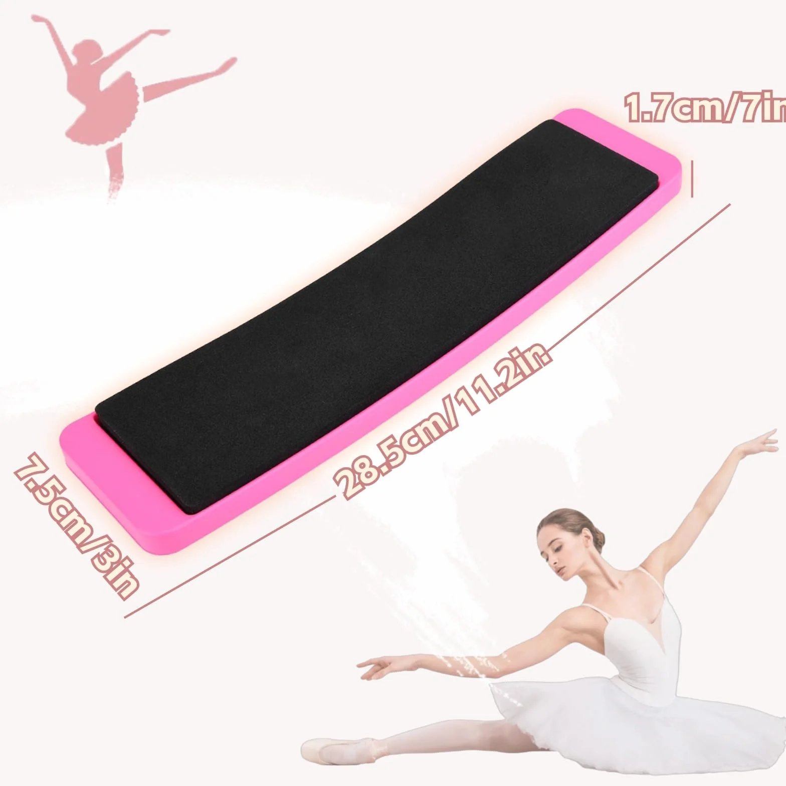 Horoper Planche de Rotation pour Ballet Dance Spinning Plate Entraînement Portable Foot Balance Training