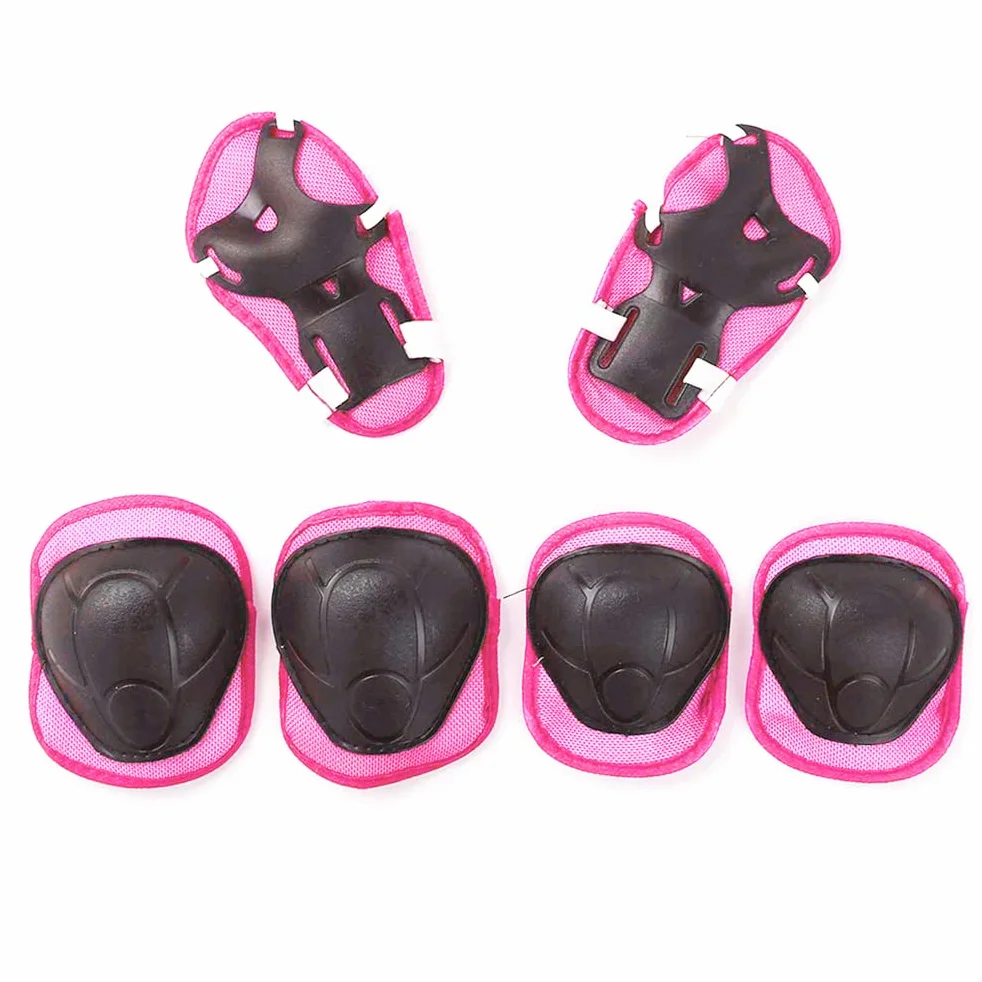 Ensemble de Protection Enfant Casque Genouillères Coudières Protège-poignets Réglable 7 Pièces