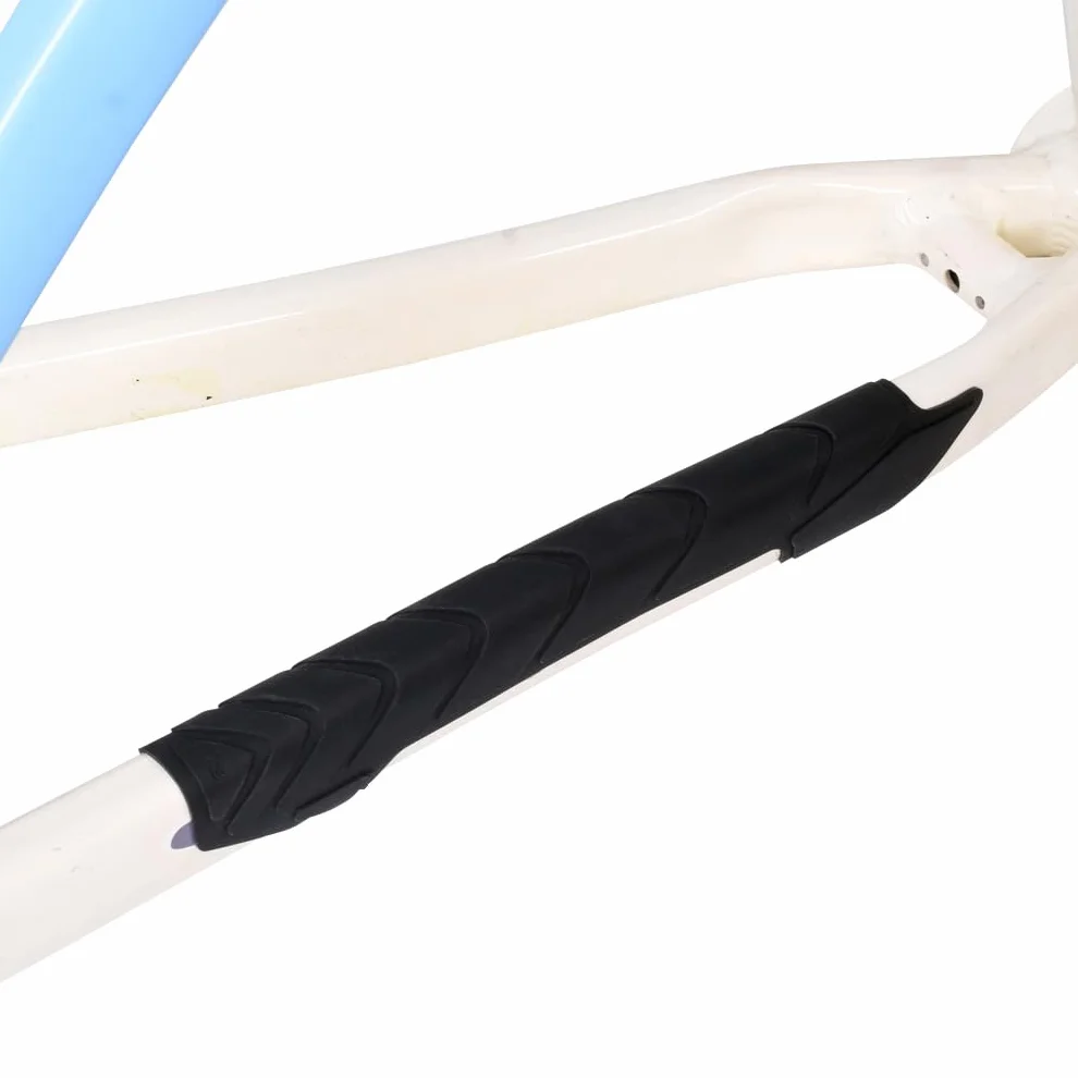 CYSKY 2 Pièces Protection de Chaîne de Vélo, Support de Colle 3M