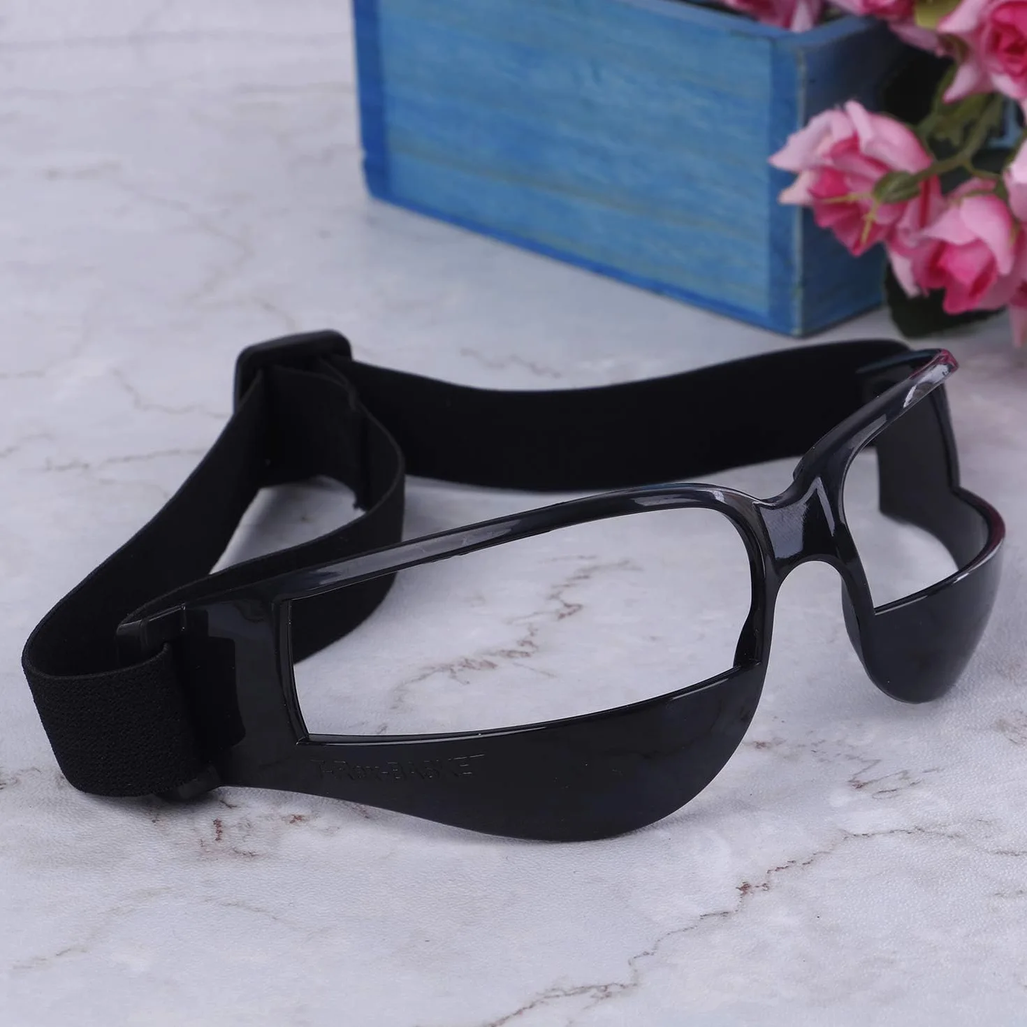 POFET 2 pcs Lunettes de Basket-ball Sport Dribble Specs Noir Basketball Training Aid