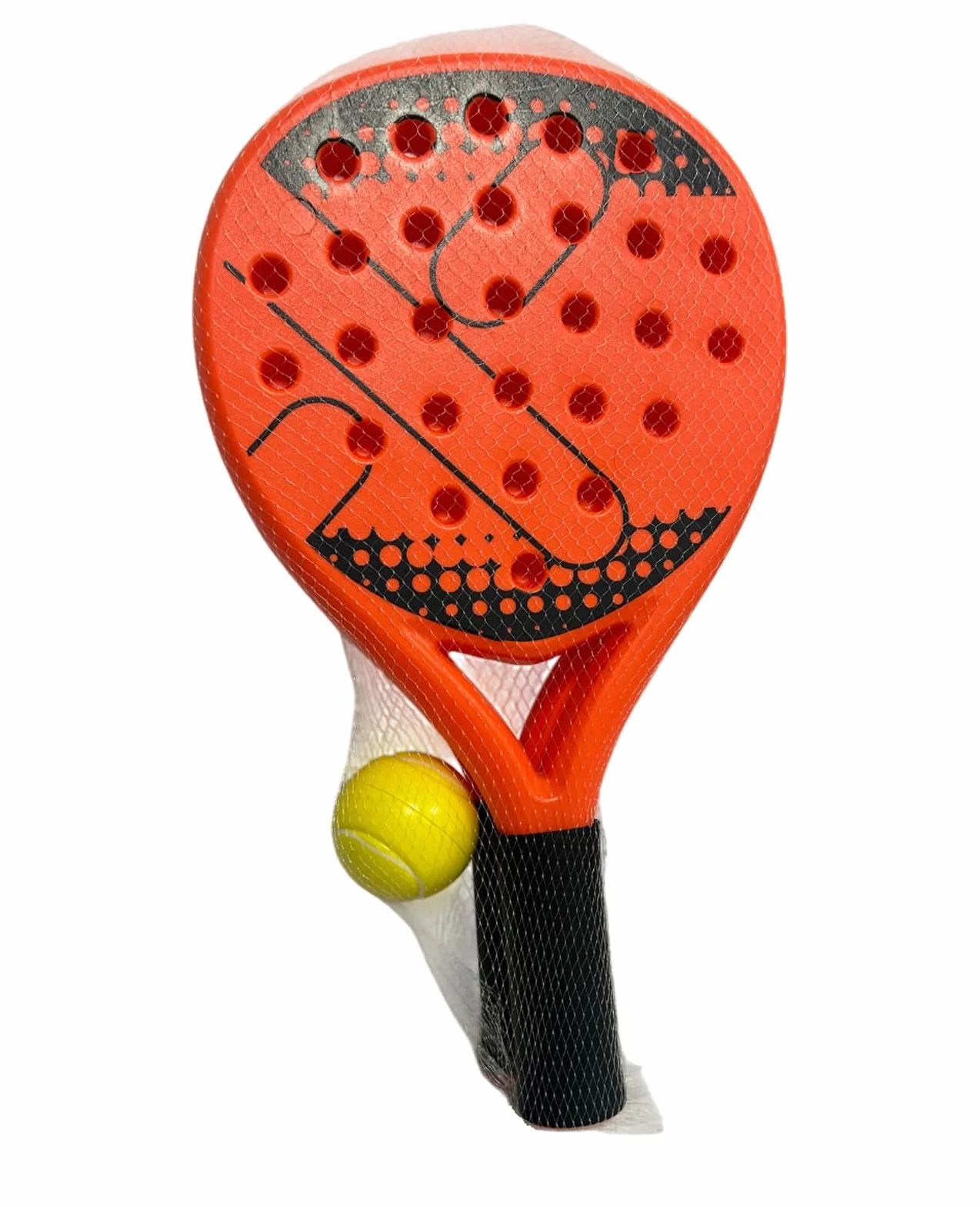 Raquettes de Padel Set 2 raquettes en plastique 41 cm avec balle Plage Beach Tennis