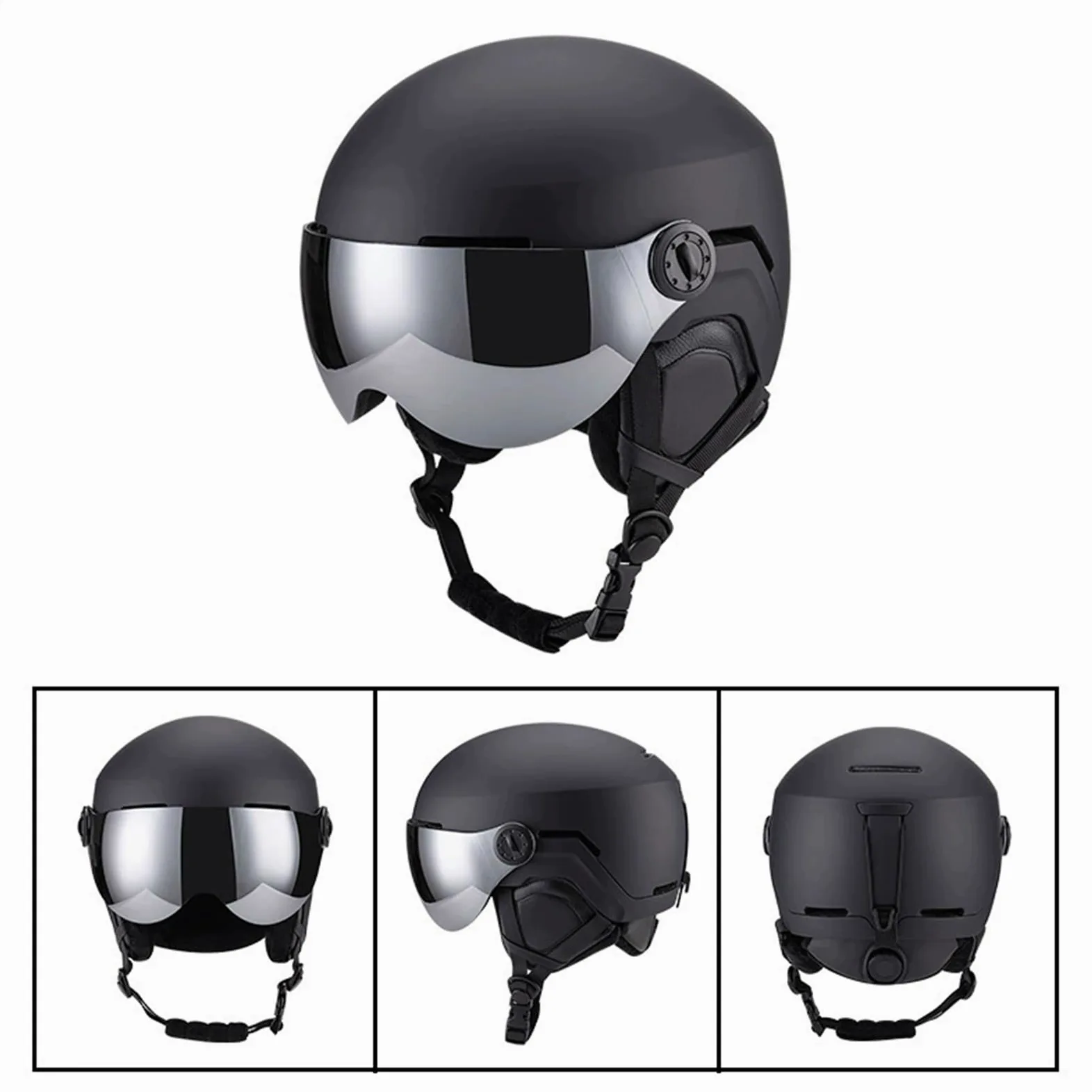 Casque De Ski Femme Lunettes Bonnet Respirants Équipement Snowboard | Casque et masque de sports hivernaux pour hommes, jeunes, adultes, skieurs, snowboardeurs, , station, équipement snowboard
