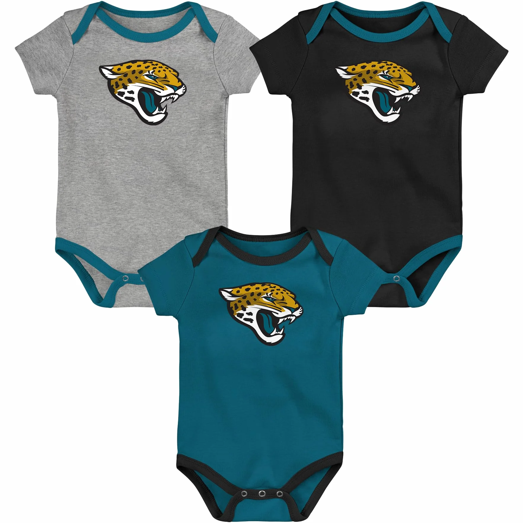 NFL Infant 3 Pack Creeper Set Body à manches courtes bébé