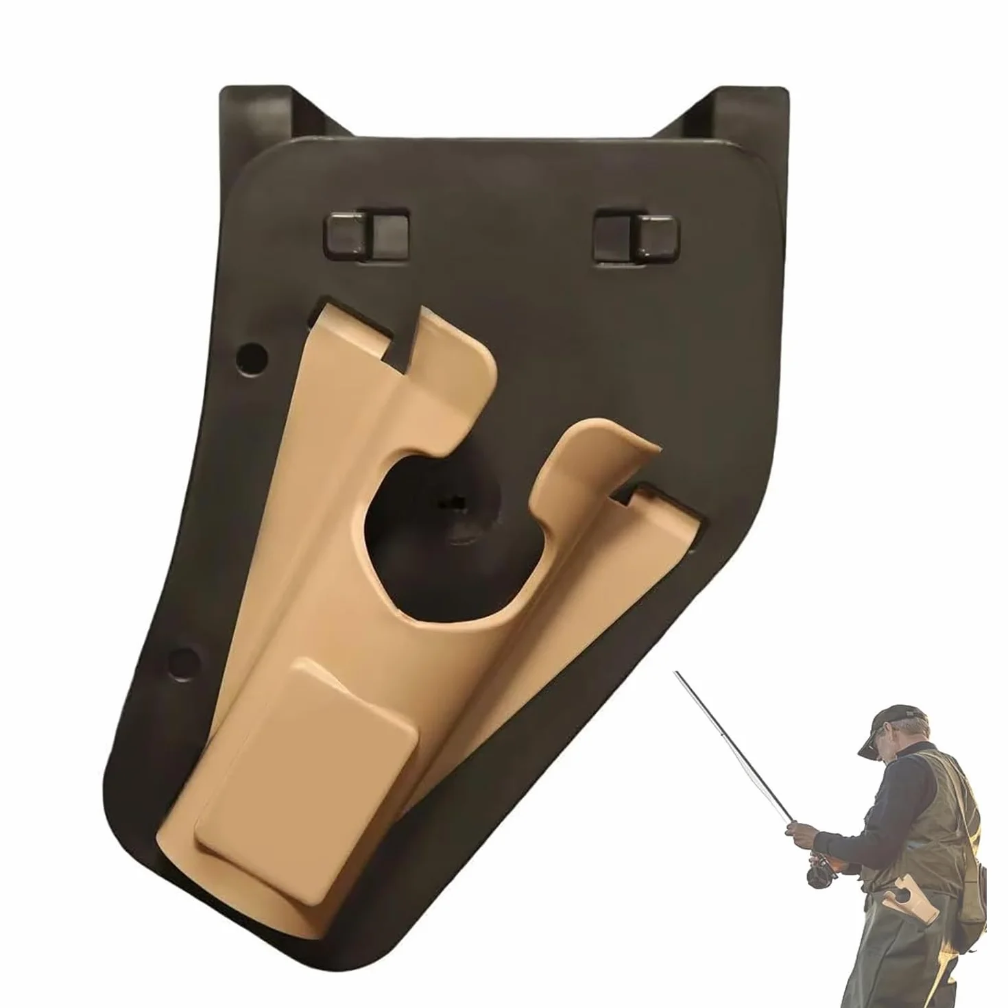 Étui Hanche Canne Pêche Coulissant, Porte-Canne Ceinture Support Portable Mains Libres