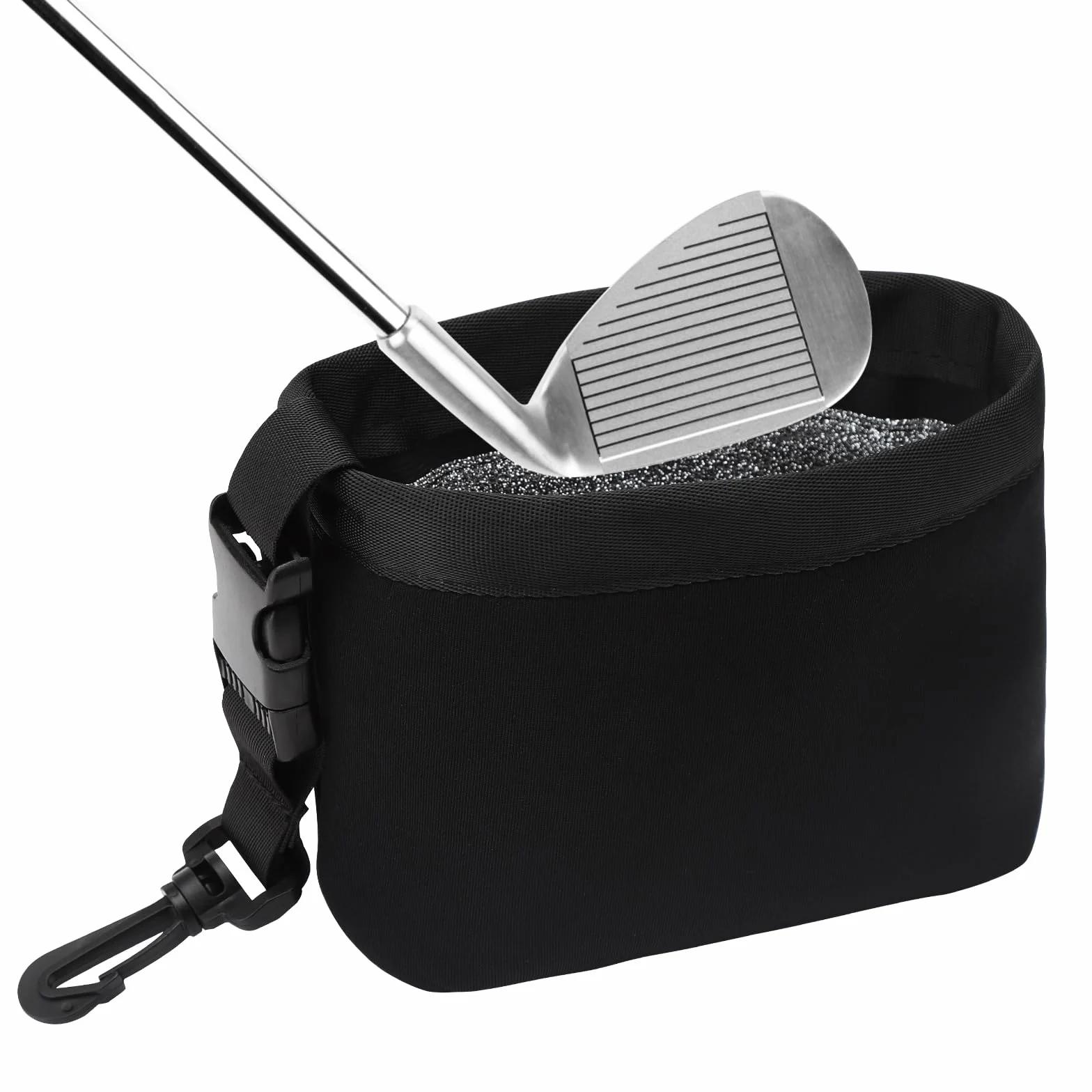 Sac de Nettoyage pour Club de Golf et Balle de Golf Clip Amovible Lavable en Machine nettoie Les