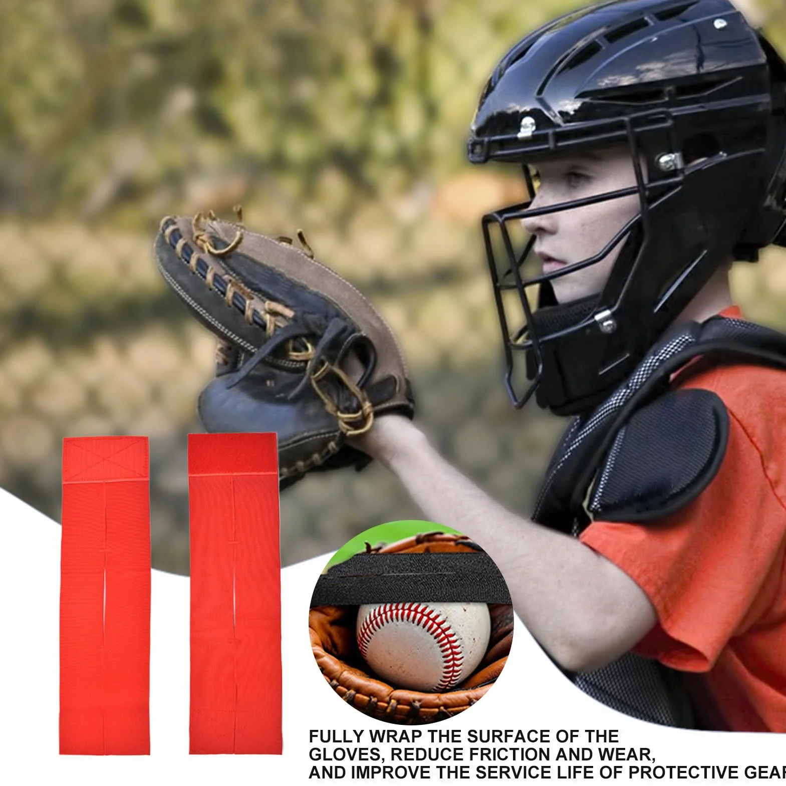Housse de gant de baseball boxe softball protection multifonction sangle de maintien sport entraînement