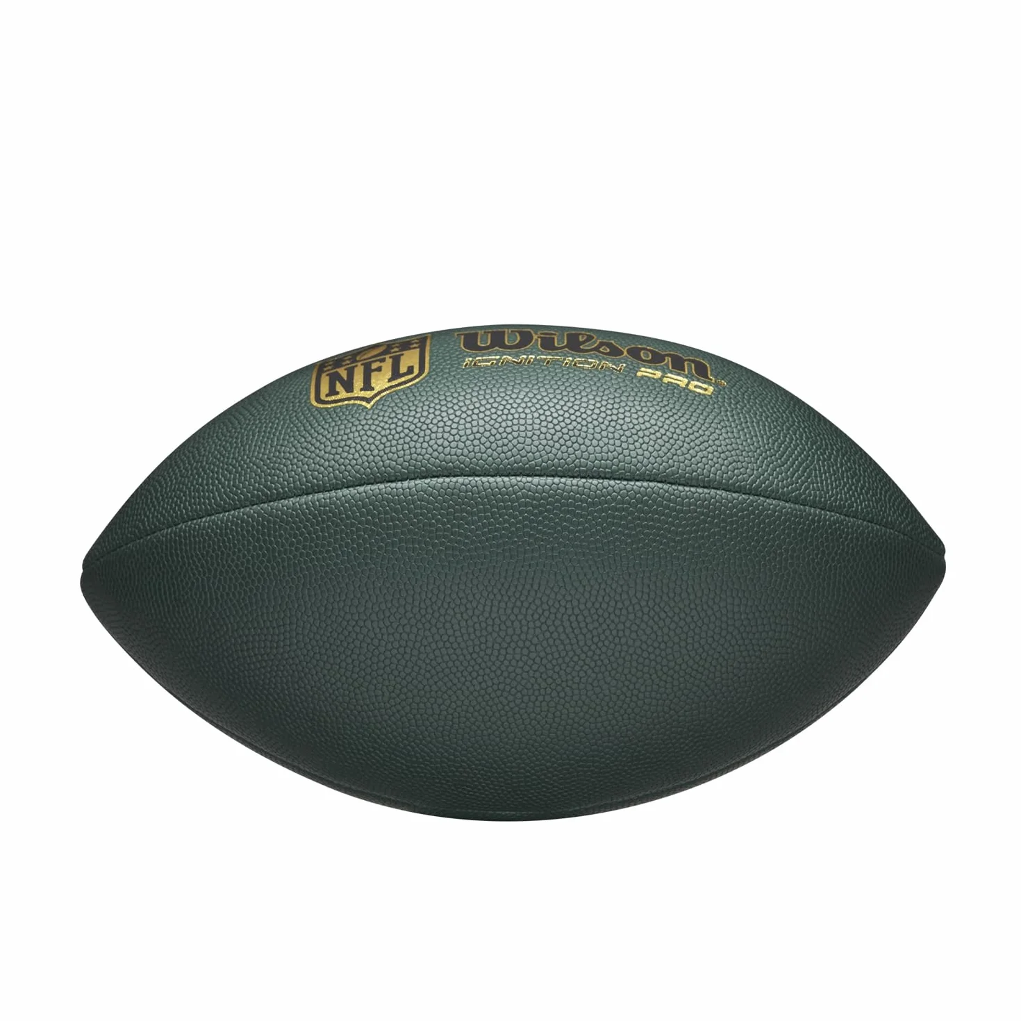 WILSON NFL Ignition Pro Eco Ballon de Football Américain en Cuir Composite Vert Taille Officielle