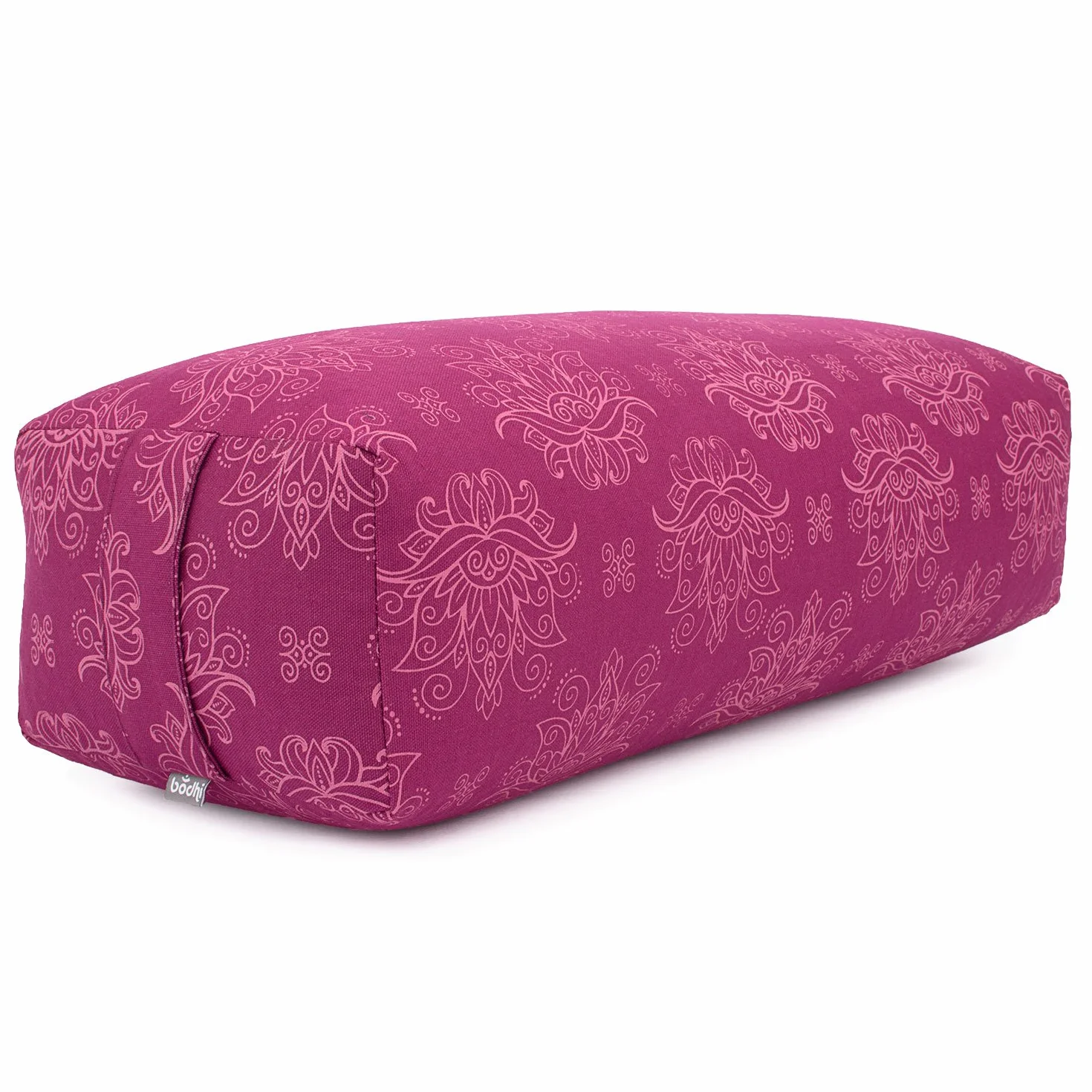 Salamba Traversin de Yoga Rectangulaire Housse Coton Amovible Garnissage Épeautre