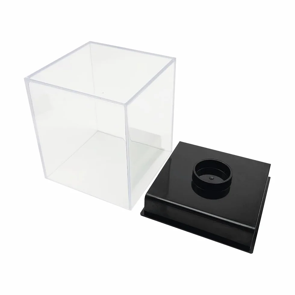Vitrine Baseball en Acrylique Transparente Autographiée avec Base pour Balle de Golf