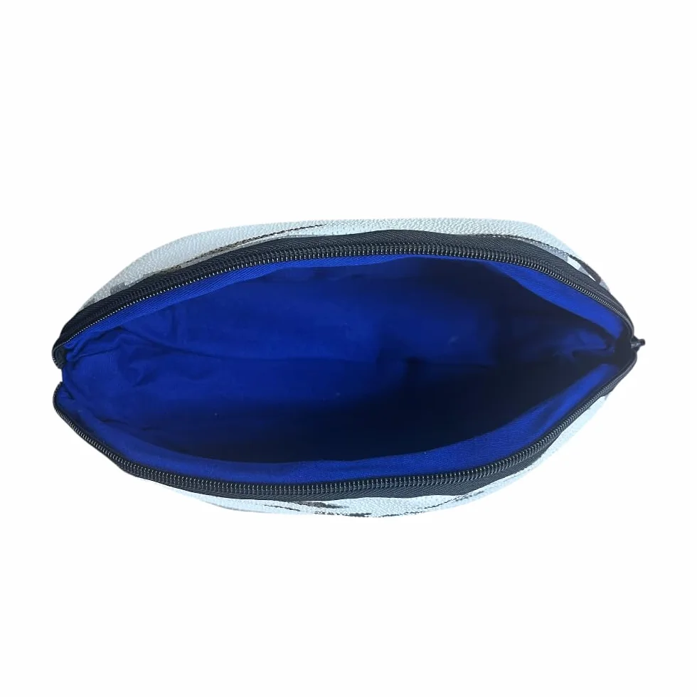 Trousse de toilette Ballon de rugby bleu marine