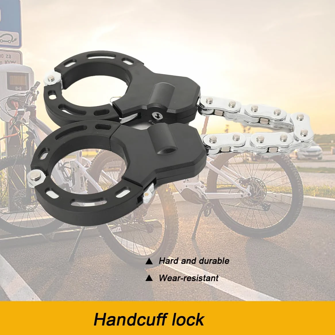 Antivol Trotinette Electrique, Cadenas Trotinette Chaînes Antivol | Menotte Antivols Velo Avec Clés et Sac Etanche, 56cm, pour Trottinettes Vélo Electrique Scooter Bicyclette