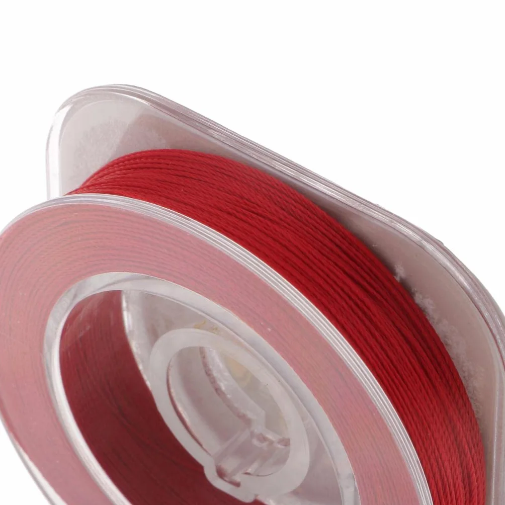 Anneau de Guidage de Canne à Pêche Fil 50m Rouge